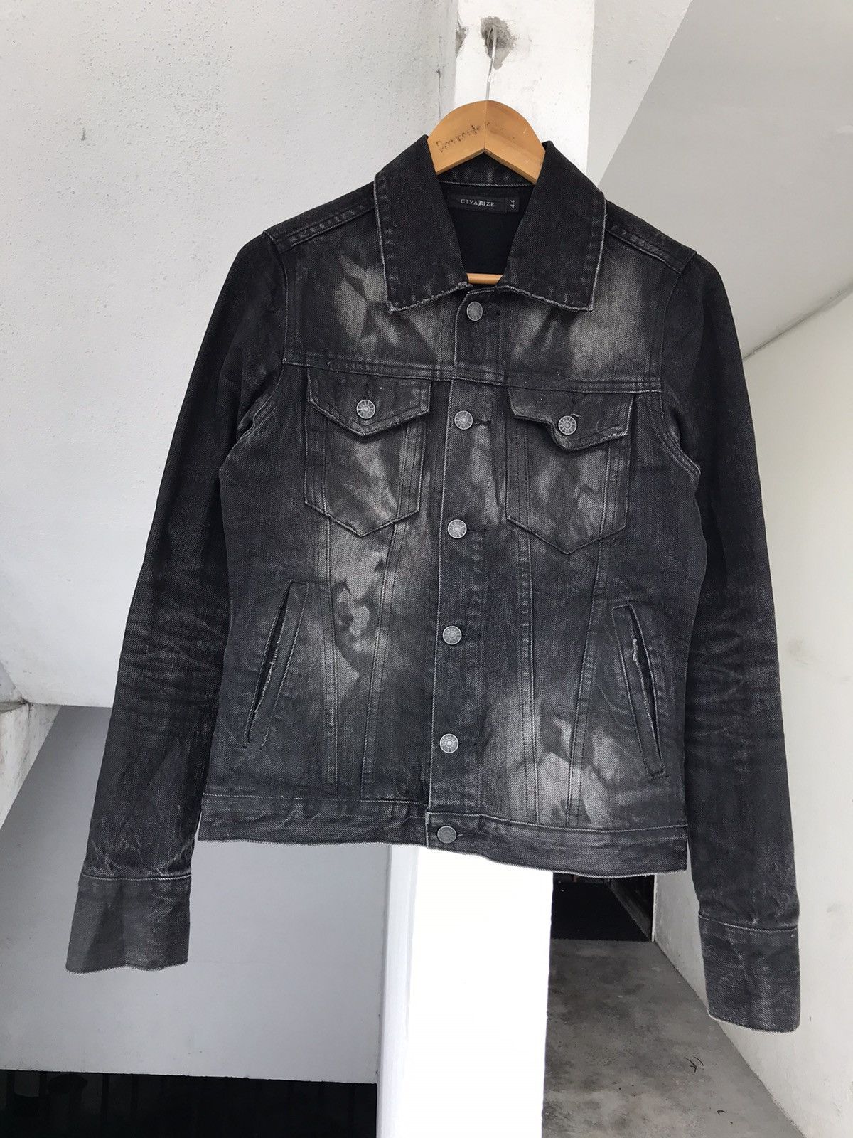 CIVARIZE CIVARIZE DENIM FADED WASH JACKET Size US S / EU 44-46 / 1 - 4 Thumbnail