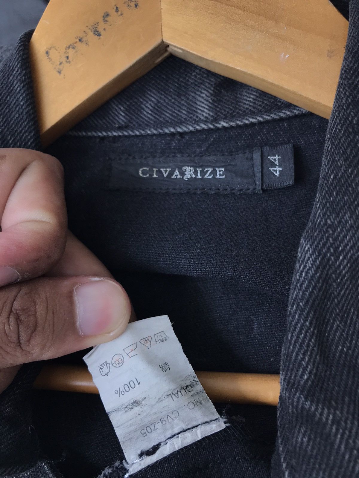 CIVARIZE CIVARIZE DENIM FADED WASH JACKET Size US S / EU 44-46 / 1 - 16 Thumbnail