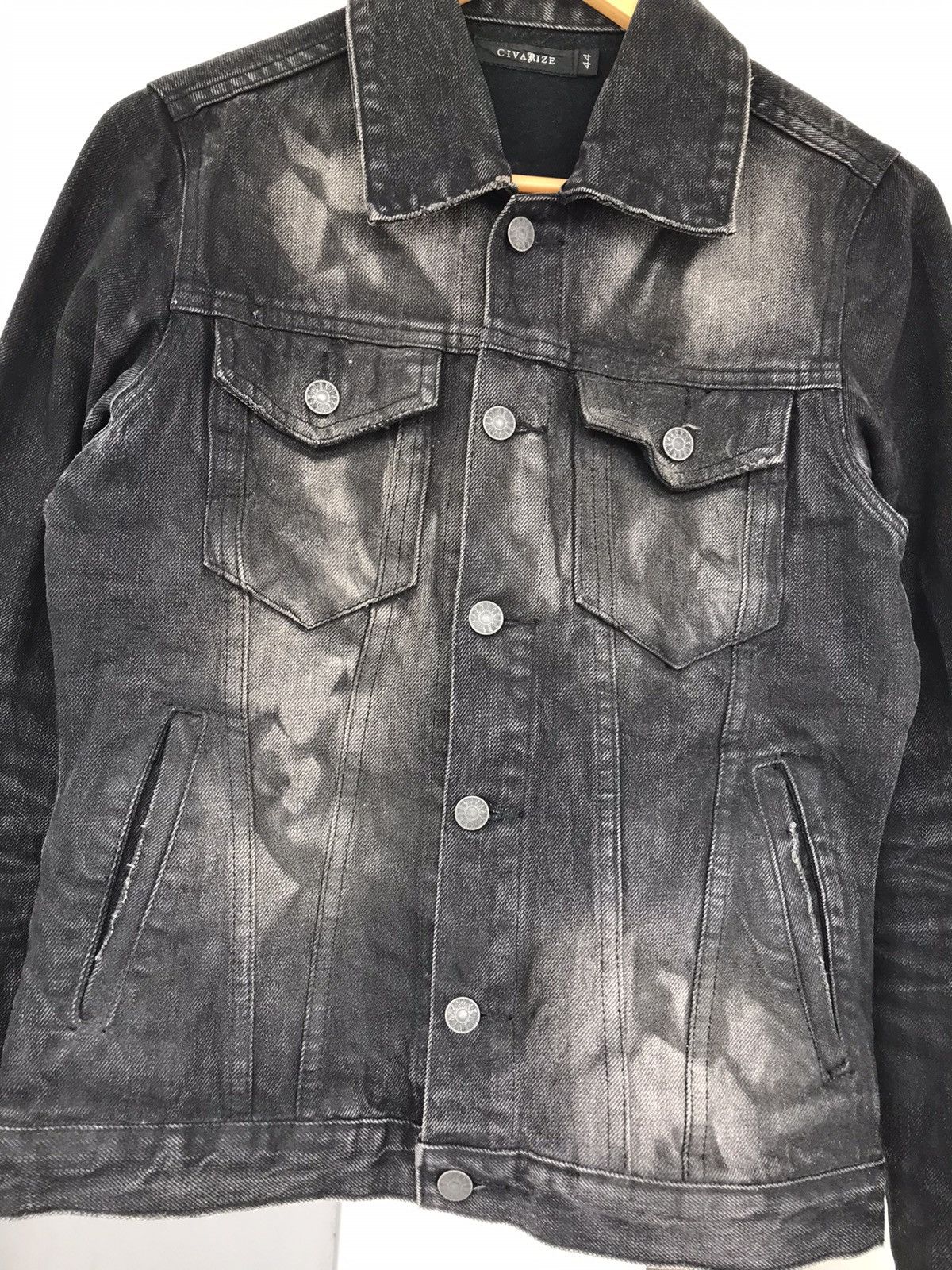 CIVARIZE CIVARIZE DENIM FADED WASH JACKET Size US S / EU 44-46 / 1 - 5 Thumbnail