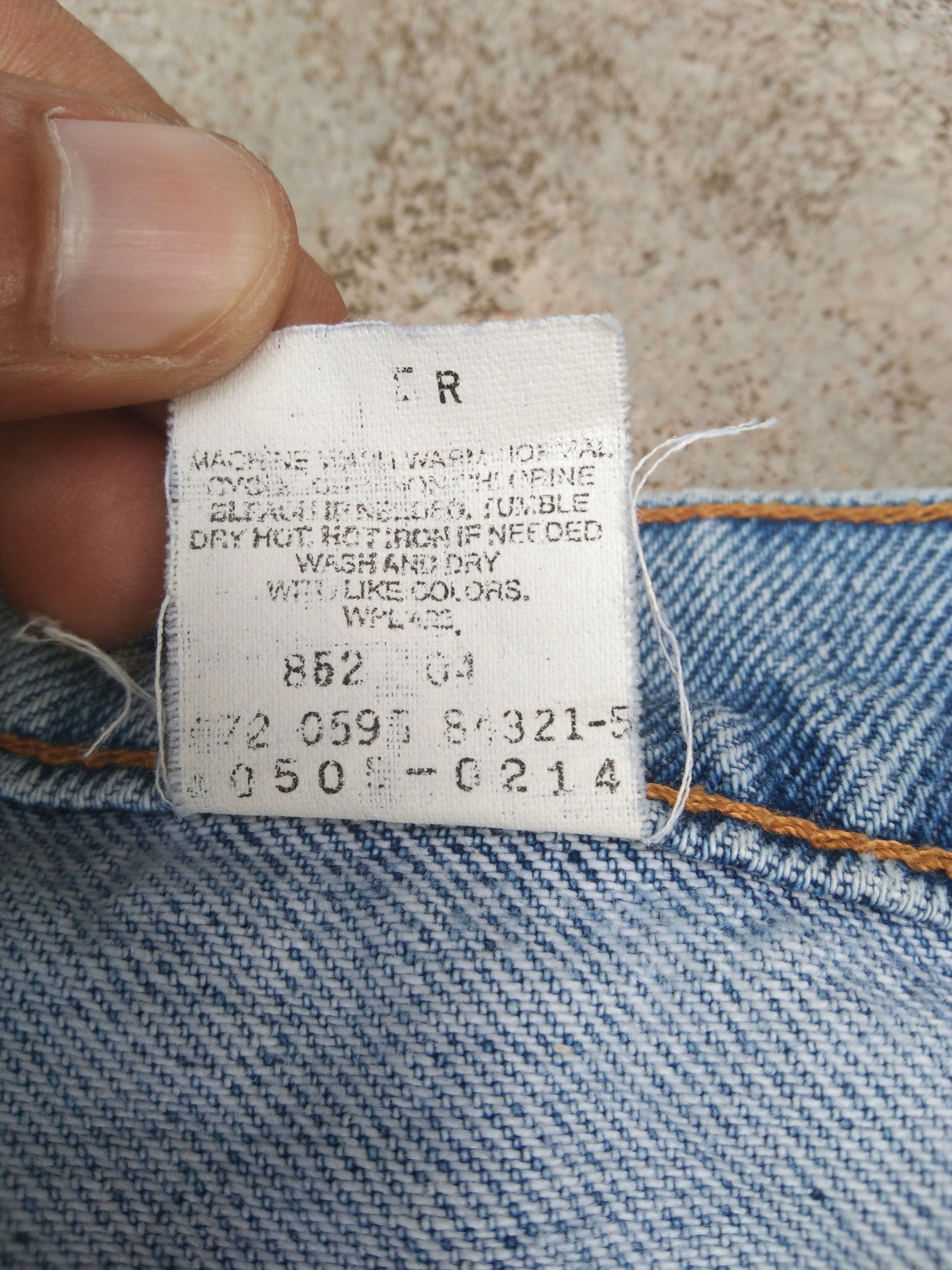Levi's 90s Vintage Levi's Jeans Orange Tab 505 Made In USA 34x30 Size US 34 / EU 50 - 13 Thumbnail