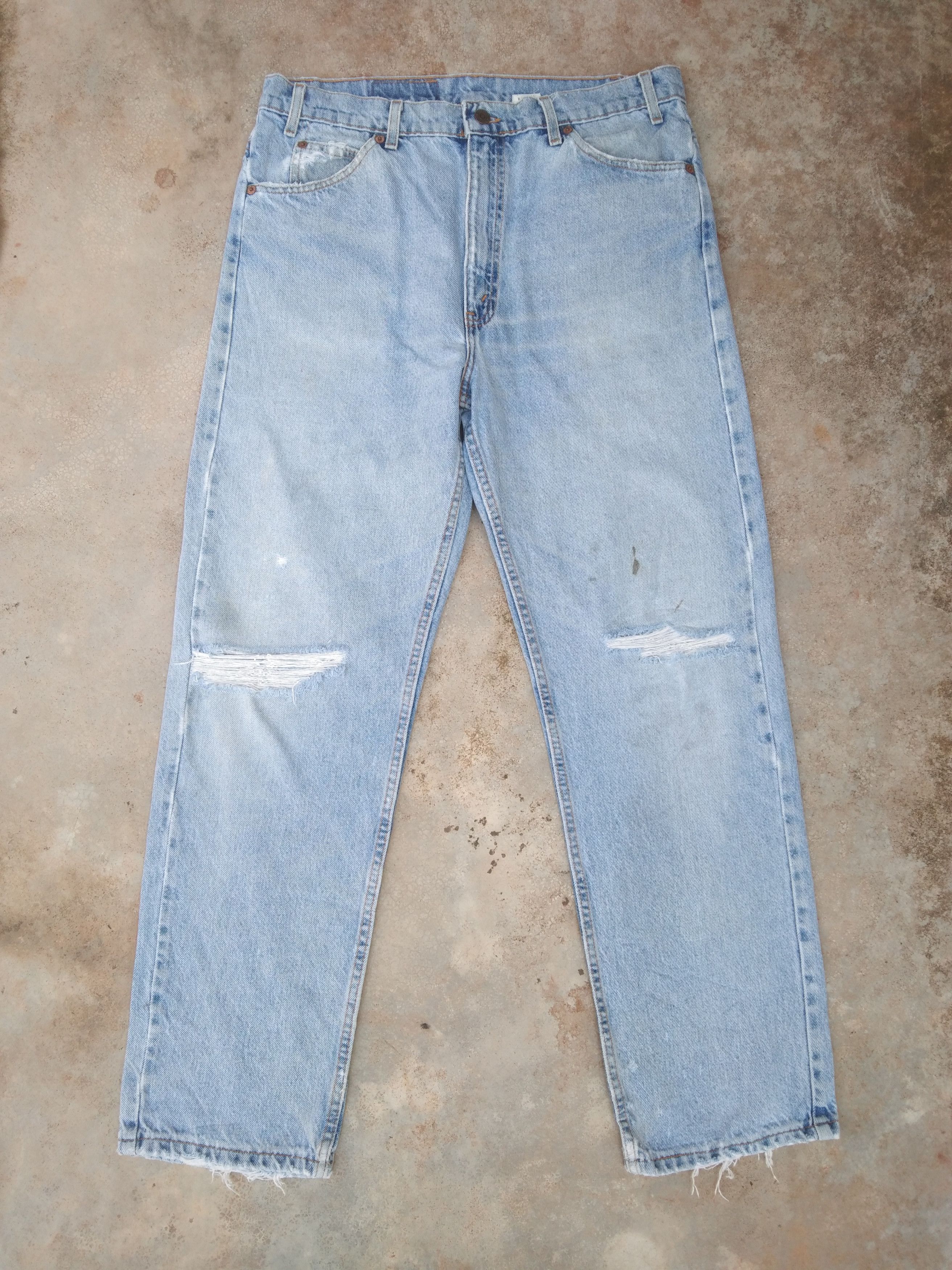 Levi's 90s Vintage Levi's Jeans Orange Tab 505 Made In USA 34x30 Size US 34 / EU 50 - 1 Thumbnail