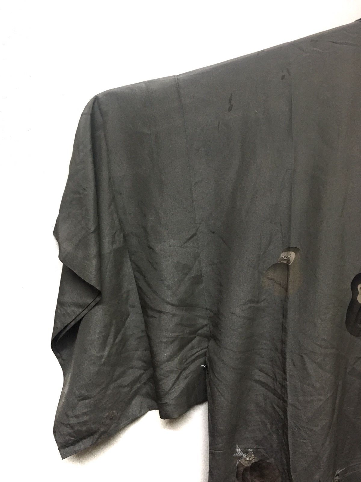 Japanese Brand Vintage 70’s Silk Kimono kamehameha geisha Hand Painted Size US L / EU 52-54 / 3 - 4 Thumbnail