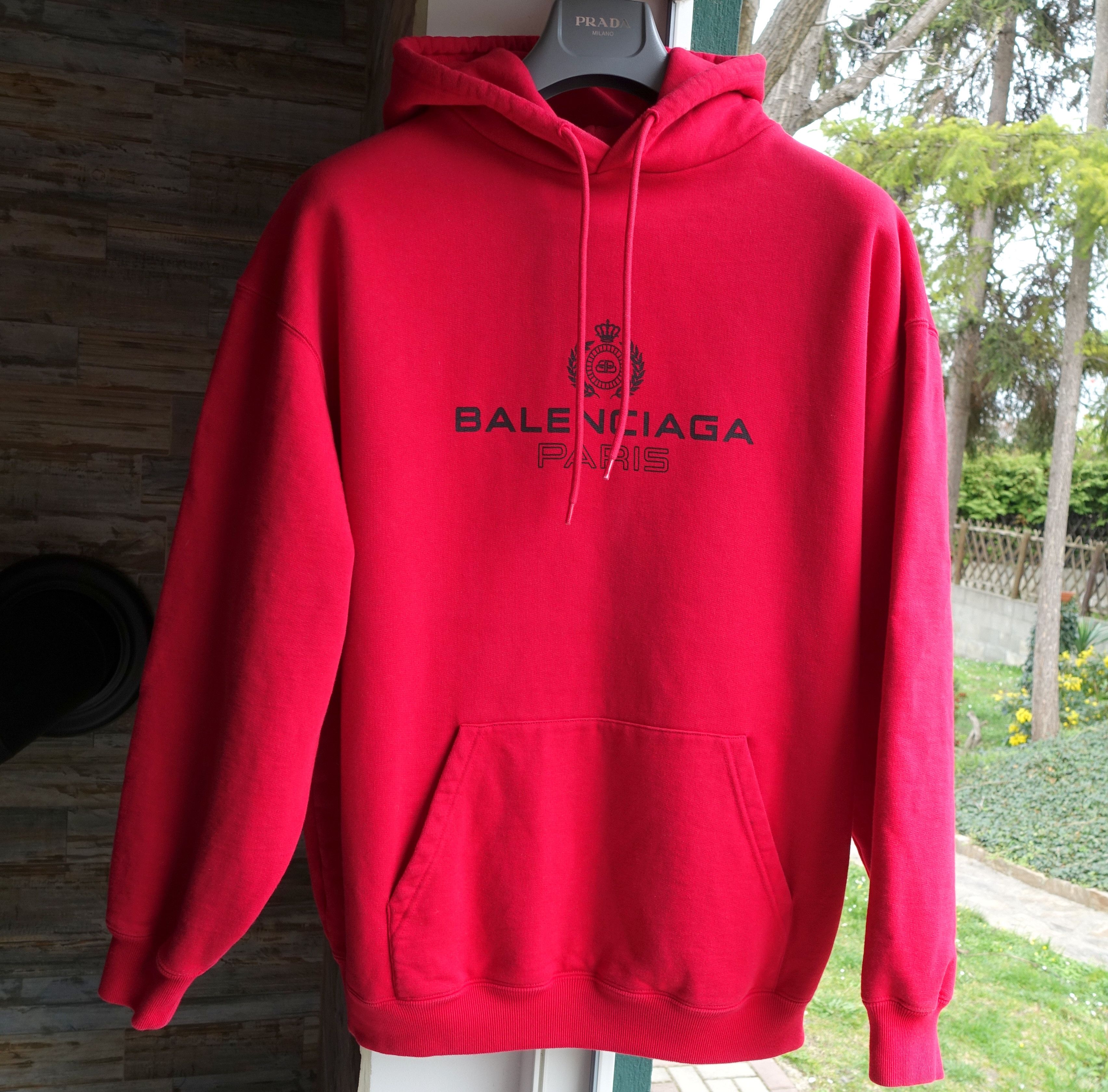 balenciaga crown hoodie