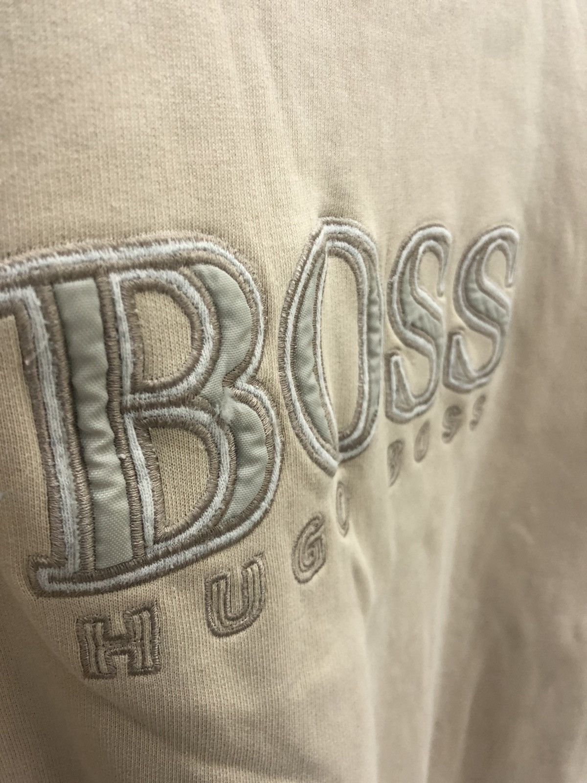 Hugo Boss × Japanese Brand HUGO BOSS Sweatshirt with big embroidery logo Size US XL / EU 56 / 4 - 3 Thumbnail