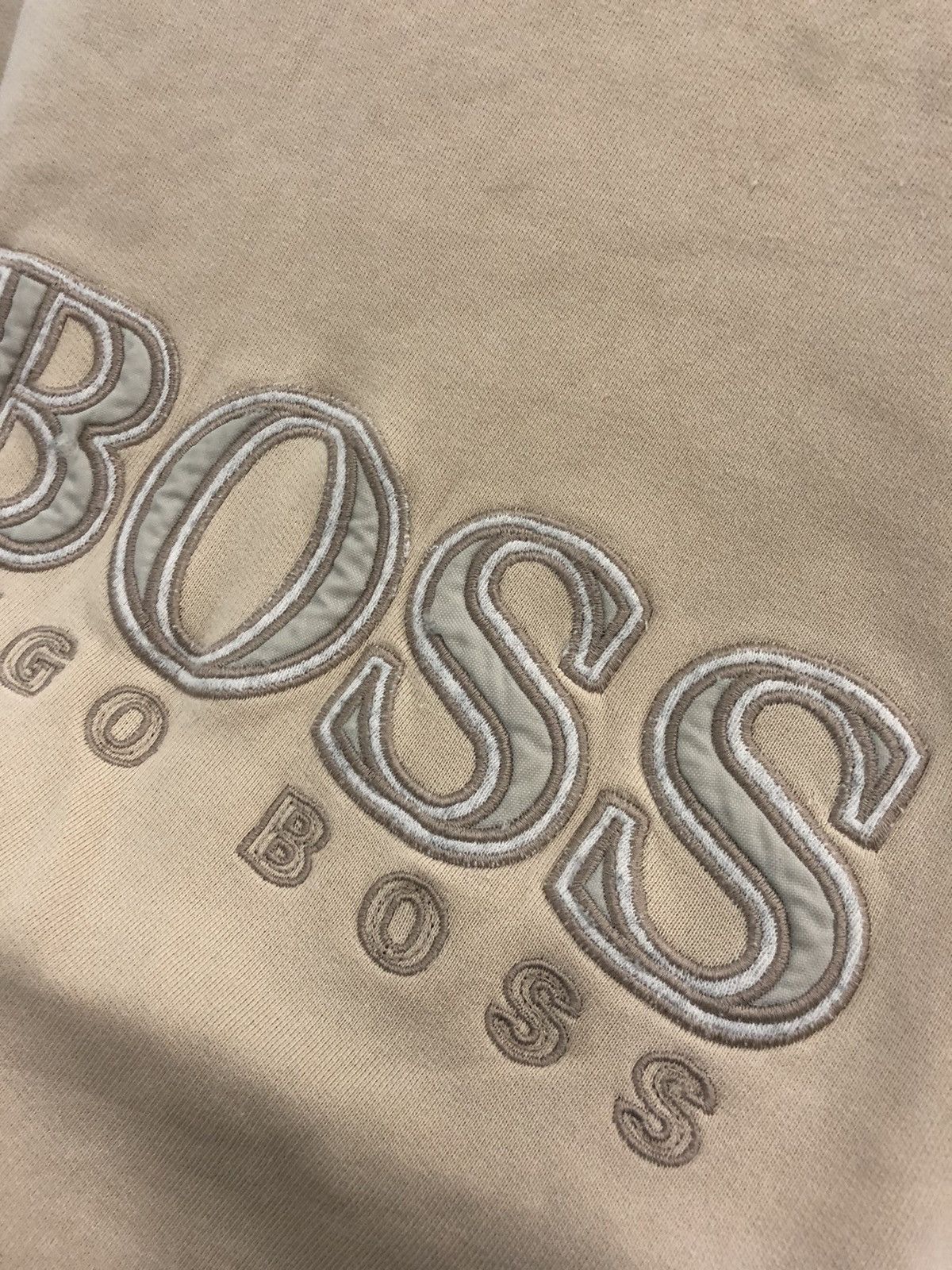 Hugo Boss × Japanese Brand HUGO BOSS Sweatshirt with big embroidery logo Size US XL / EU 56 / 4 - 9 Thumbnail