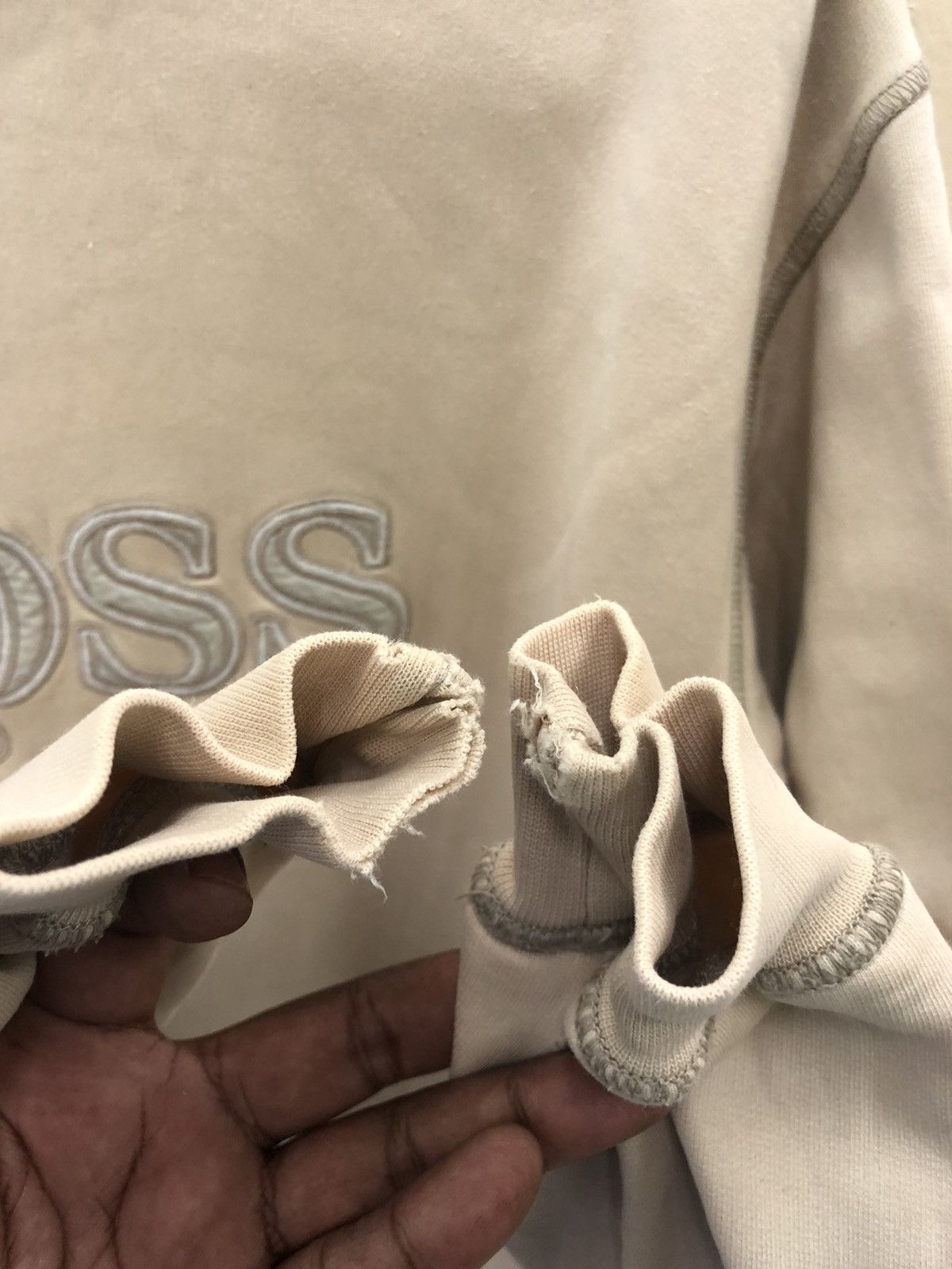 Hugo Boss × Japanese Brand HUGO BOSS Sweatshirt with big embroidery logo Size US XL / EU 56 / 4 - 5 Thumbnail