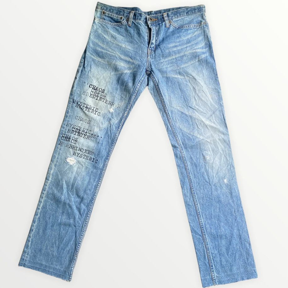 Hysteric Glamour Chaos bringer denim Size US 32 / EU 48 - 2 Thumbnail