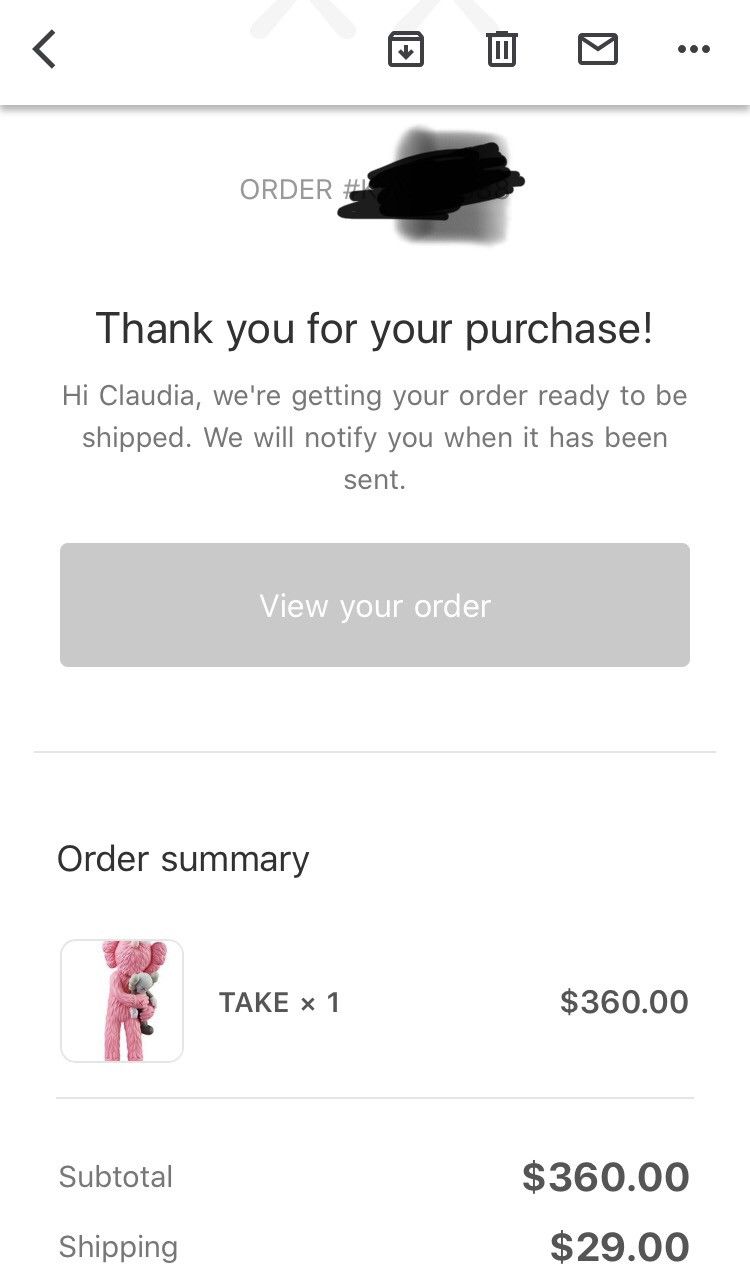 Kaws Kaws Take Figure - Pink Size ONE SIZE - 4 Thumbnail
