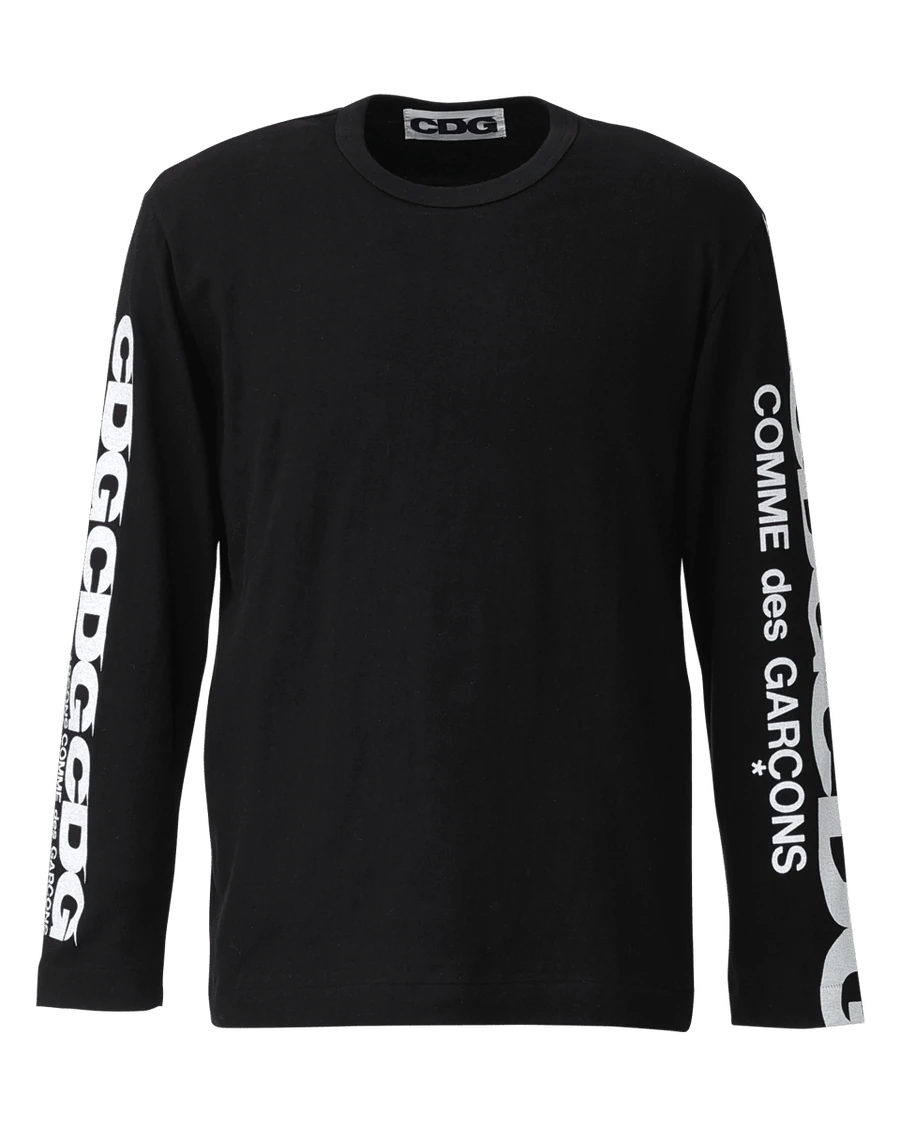 image of Comme Des Garcons Cdg Tokyo Logo Long Sleeve T-Shirt in Black, Men's (Size 2XL)