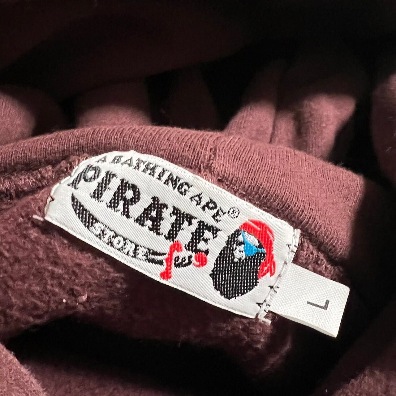 Bape Bape Pirate Store Pullover Hoodie Size US L / EU 52-54 / 3 - 4 Thumbnail