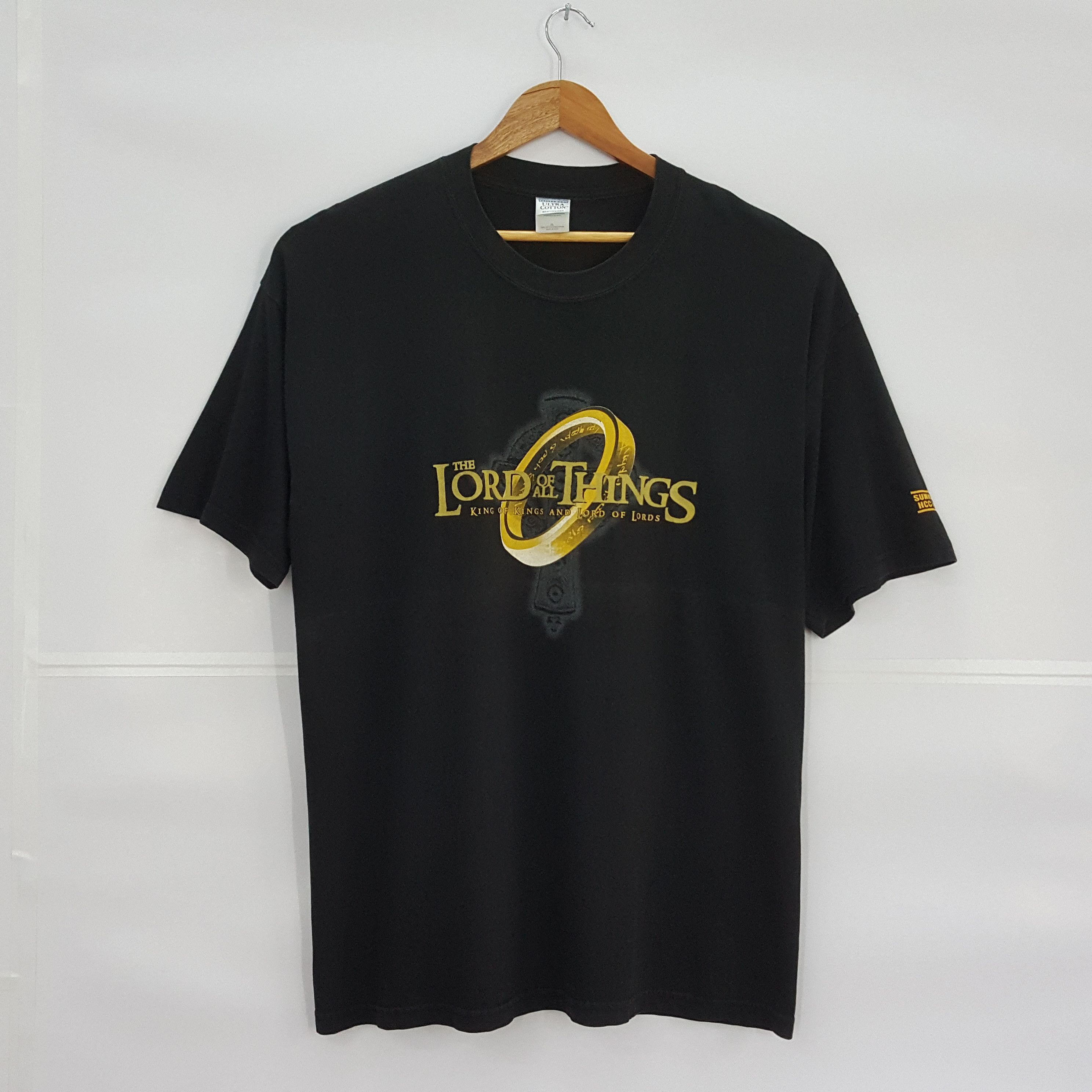 Vintage Vintage THE LORD OF ALL THINGS parody THE LORD OF THE RING Size US XL / EU 56 / 4 - 1 Thumbnail