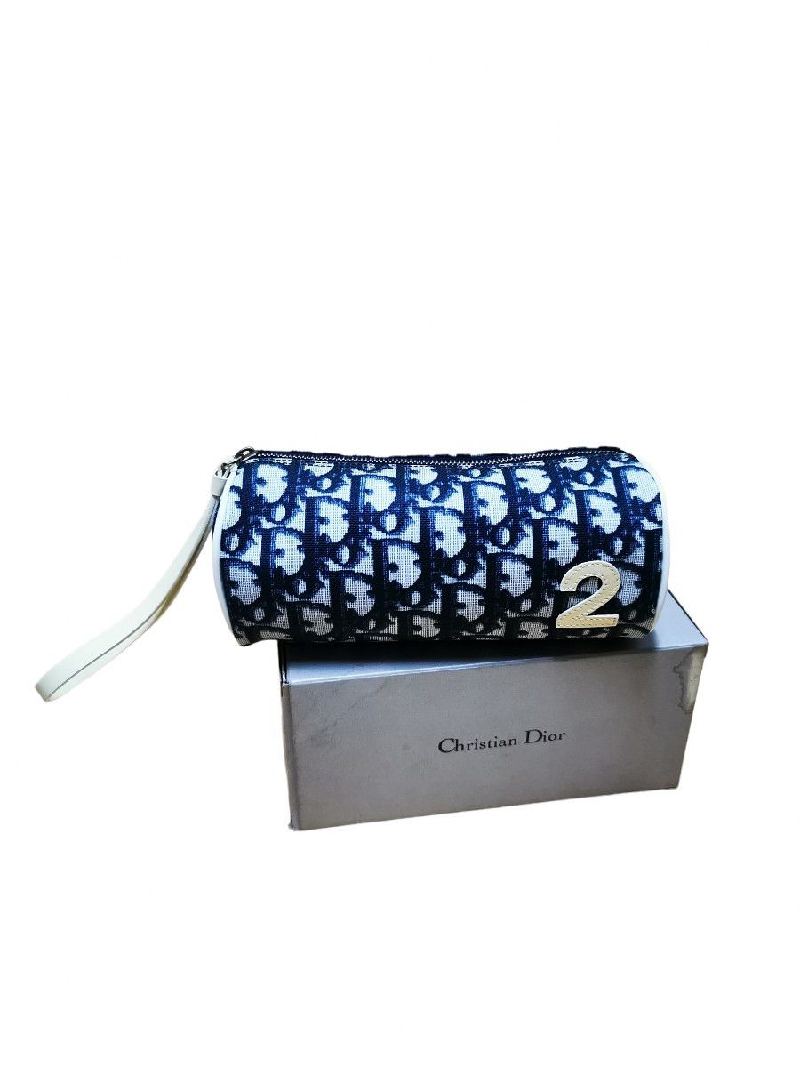 Christian Dior Trotter Pvc Wristlet Small Mini Bag in Black, Women's