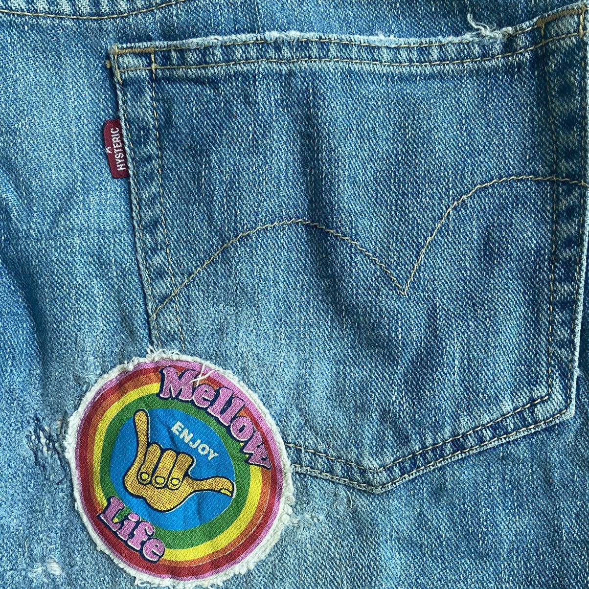Hysteric Glamour Hysteric Glamour Psychedelic Patchwork Denim Size US 32 / EU 48 - 6 Thumbnail