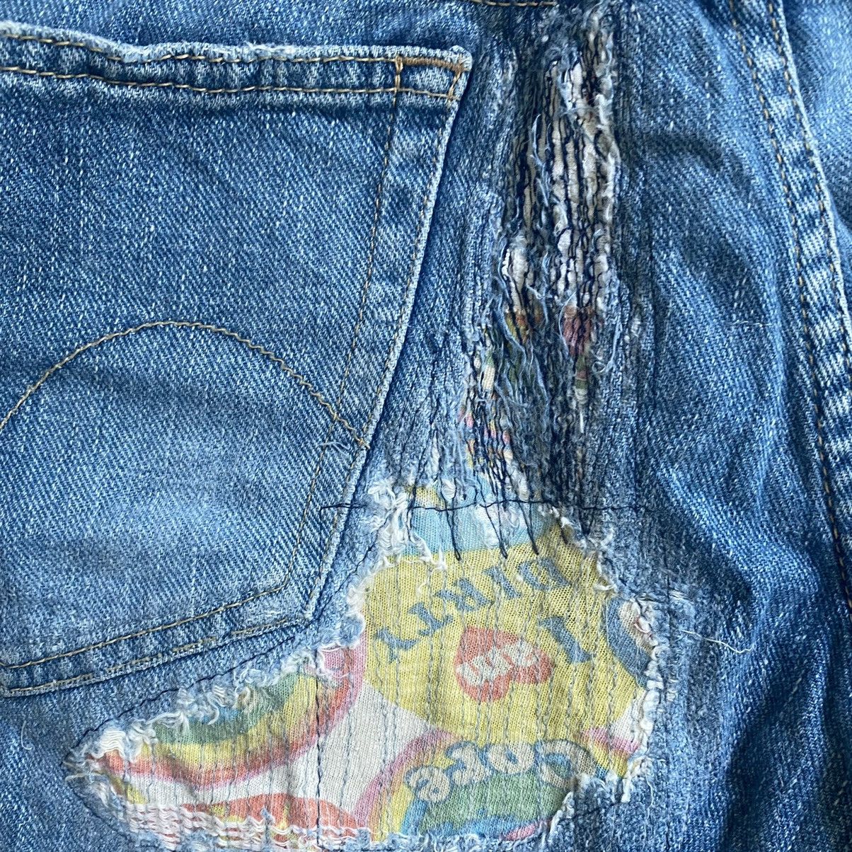 Hysteric Glamour Hysteric Glamour Psychedelic Patchwork Denim Size US 32 / EU 48 - 7 Thumbnail