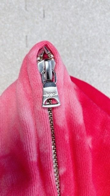 Bape Bape Pink tie dye College Logo Full Zip Hoodie White Size US M / EU 48-50 / 2 - 14 Thumbnail