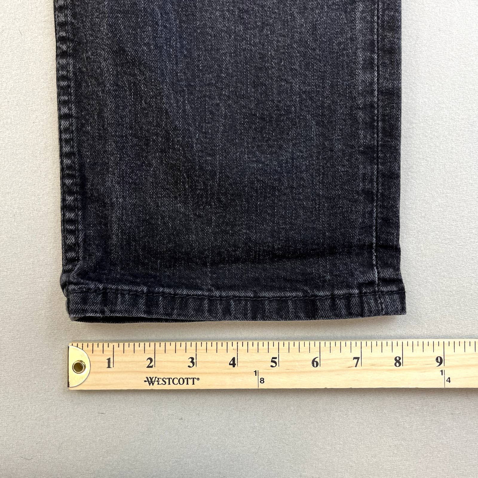 Levi's Levis 514 Jeans Mens 36x30 Black Denim Straight Leg Charcoal Size US 36 / EU 52 - 11 Thumbnail