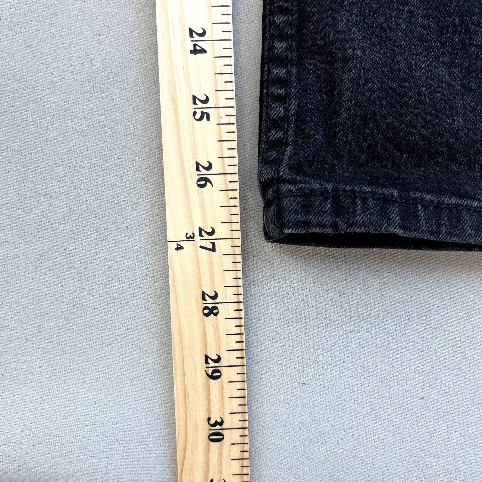 Levi's Levis 514 Jeans Mens 36x30 Black Denim Straight Leg Charcoal Size US 36 / EU 52 - 10 Thumbnail