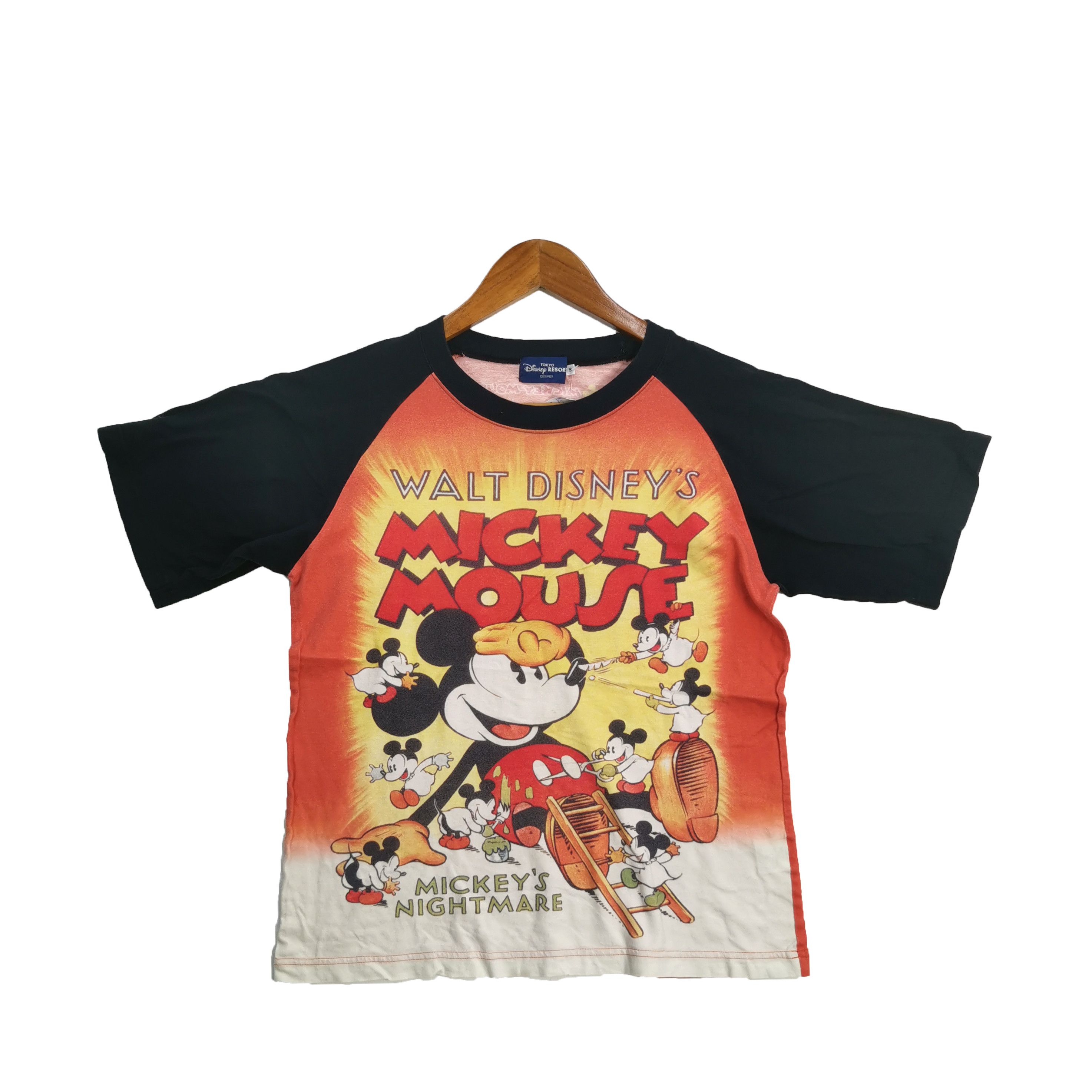 Cartoon Network × Disney × Vintage Vintage Mickey Mouse T-Shirt Disney Cartoon Overprint Tee Size US S / EU 44-46 / 1 - 1 Thumbnail