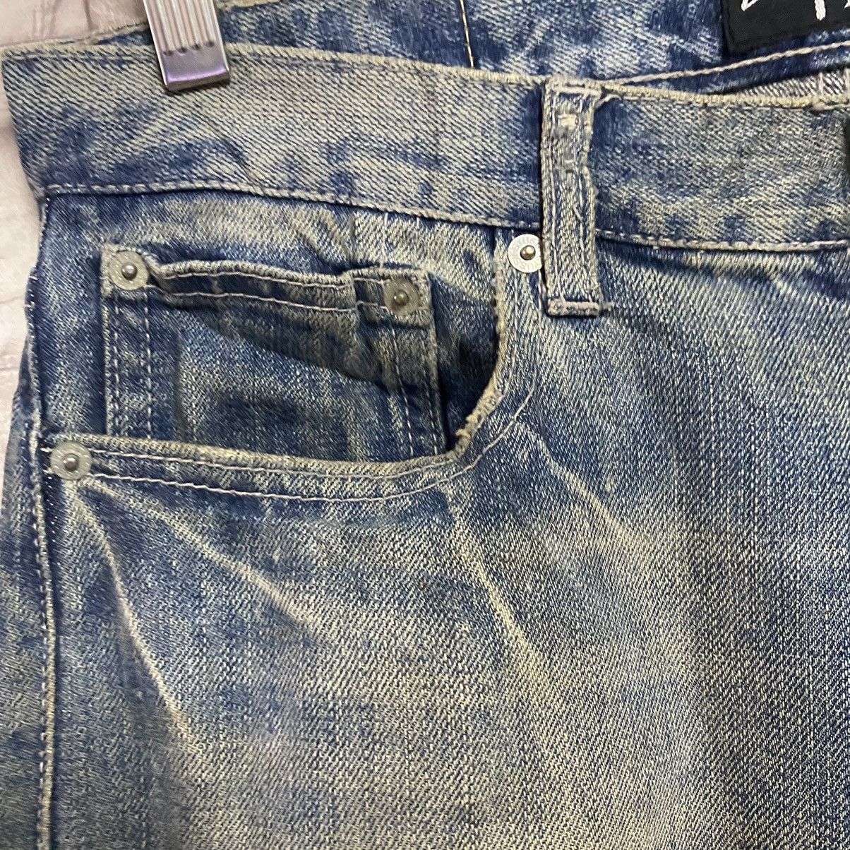 Stussy Vintage Stussy Thrashed Denim Jeans Pocket Logo Size US 32 / EU 48 - 6 Thumbnail