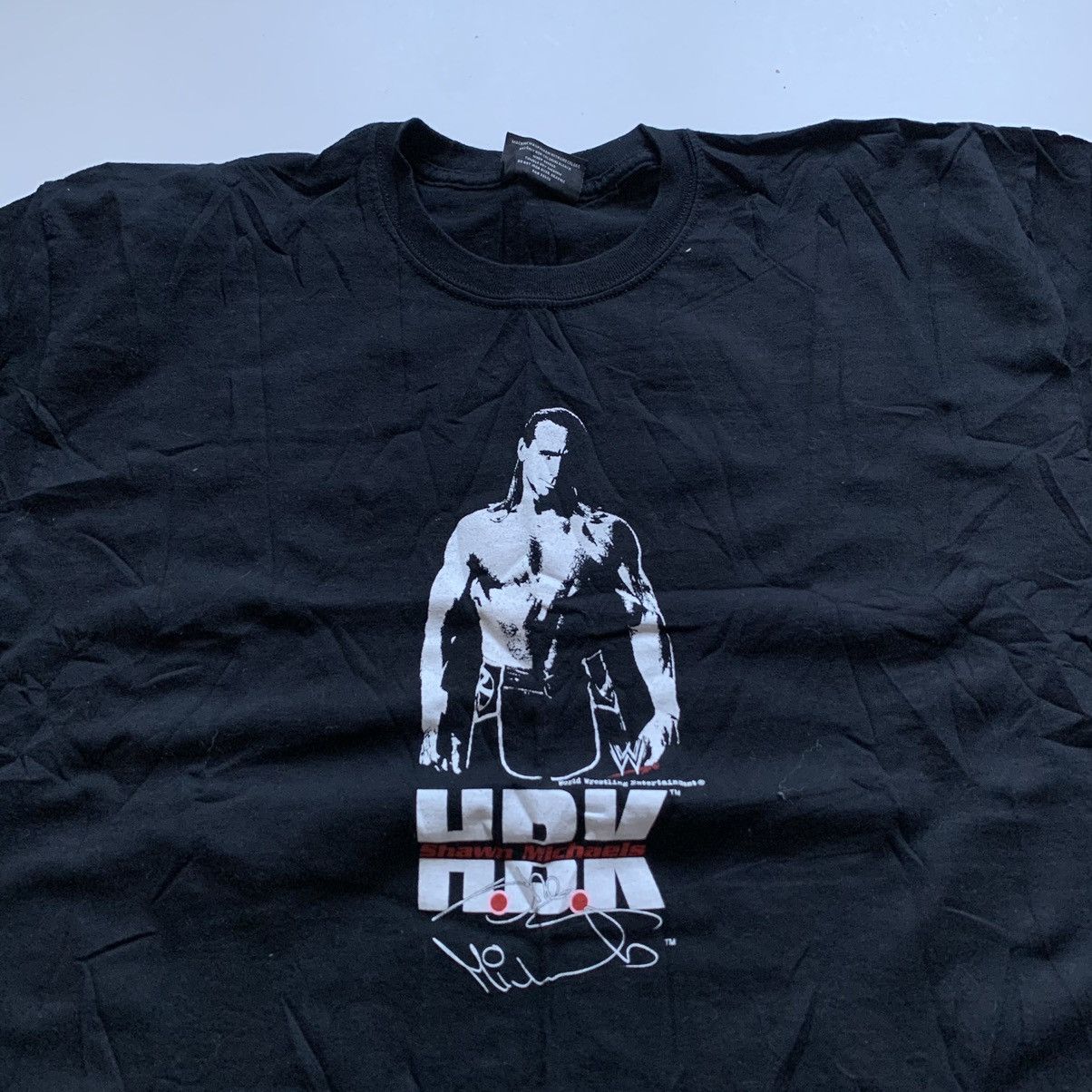 Vintage Vintage 2000s Shawn Michaels HBK WWE Graphic T Shirt Rare XL Size US XL / EU 56 / 4 - 2 Thumbnail