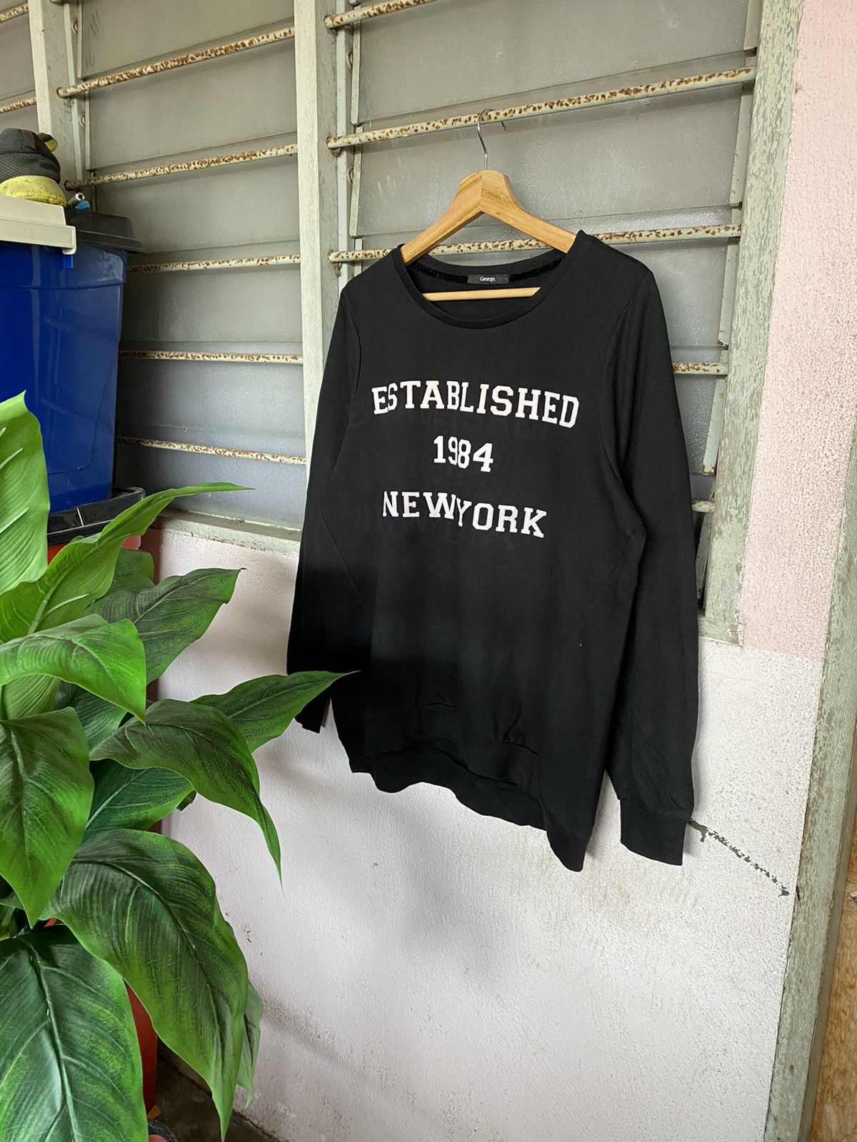 George × Vintage George Established 1984 New York Spellout Size US S / EU 44-46 / 1 - 1 Thumbnail