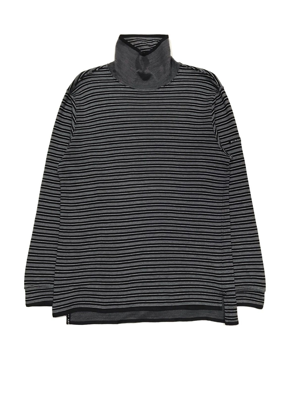 Burberry Striped Turtleneck L/S Size US M / EU 48-50 / 2 - 1 Thumbnail