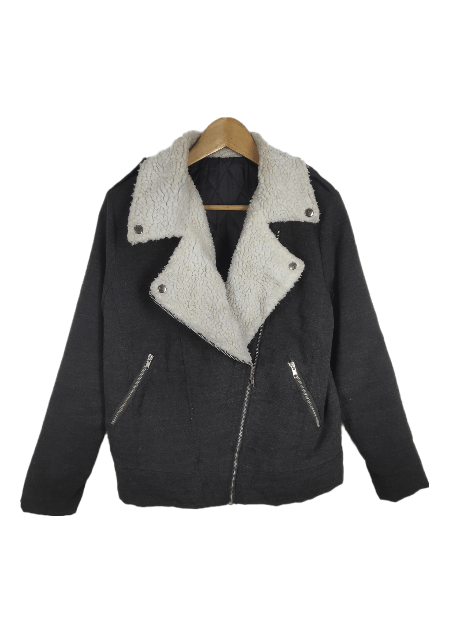 image of Archival Clothing Vintage Unbrand Sherpa B-3 Style Winter Jacket, Men's (Size Medium)