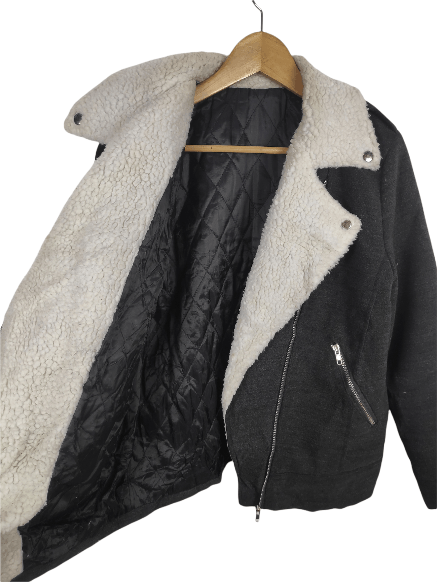 Other Vintage Unbrand Sherpa B-3 Style Winter Jacket Size US M / EU 48-50 / 2 - 4 Thumbnail