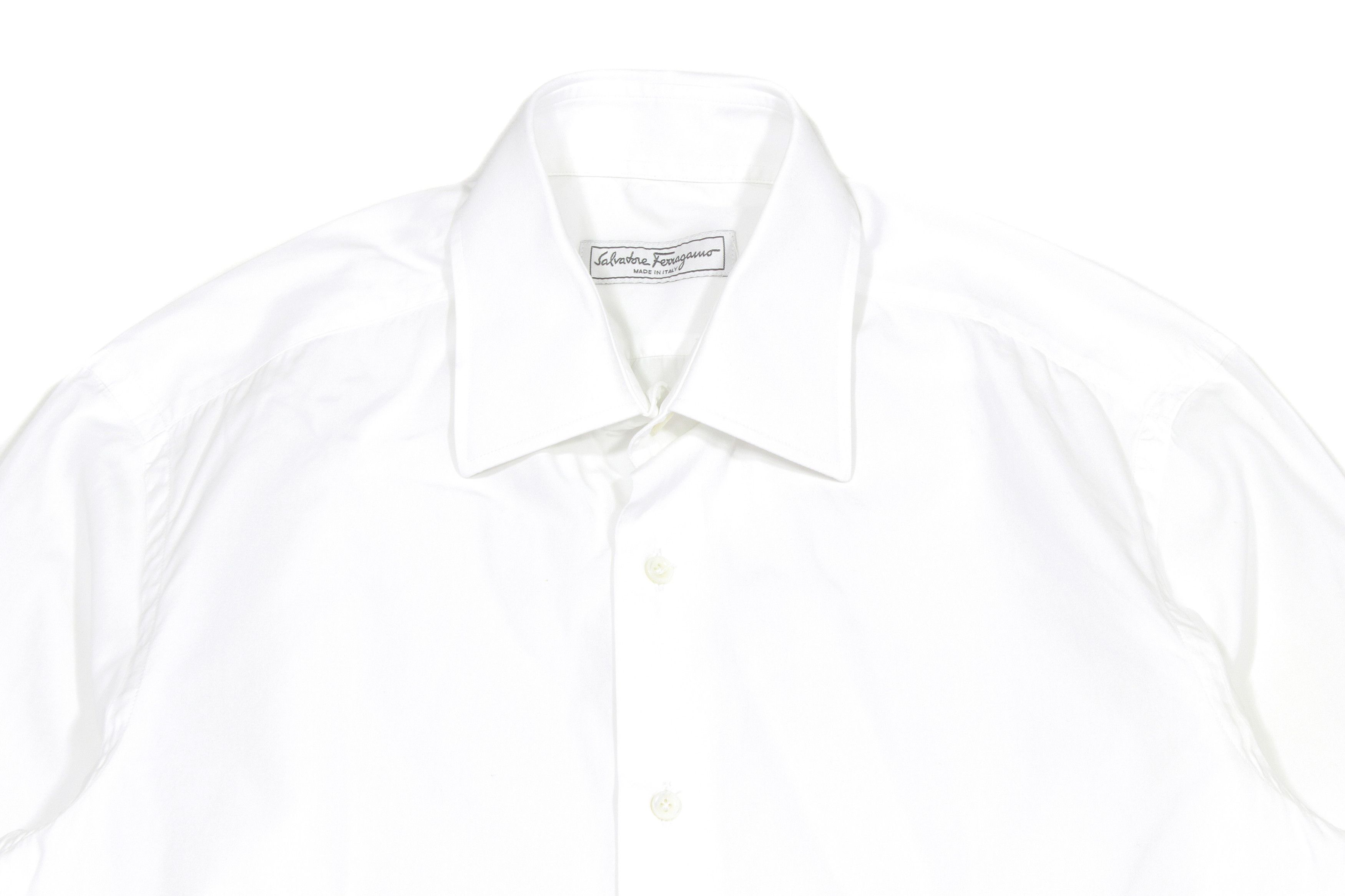 Salvatore Ferragamo Dress White Shirt Size US M / EU 48-50 / 2 - 3 Thumbnail