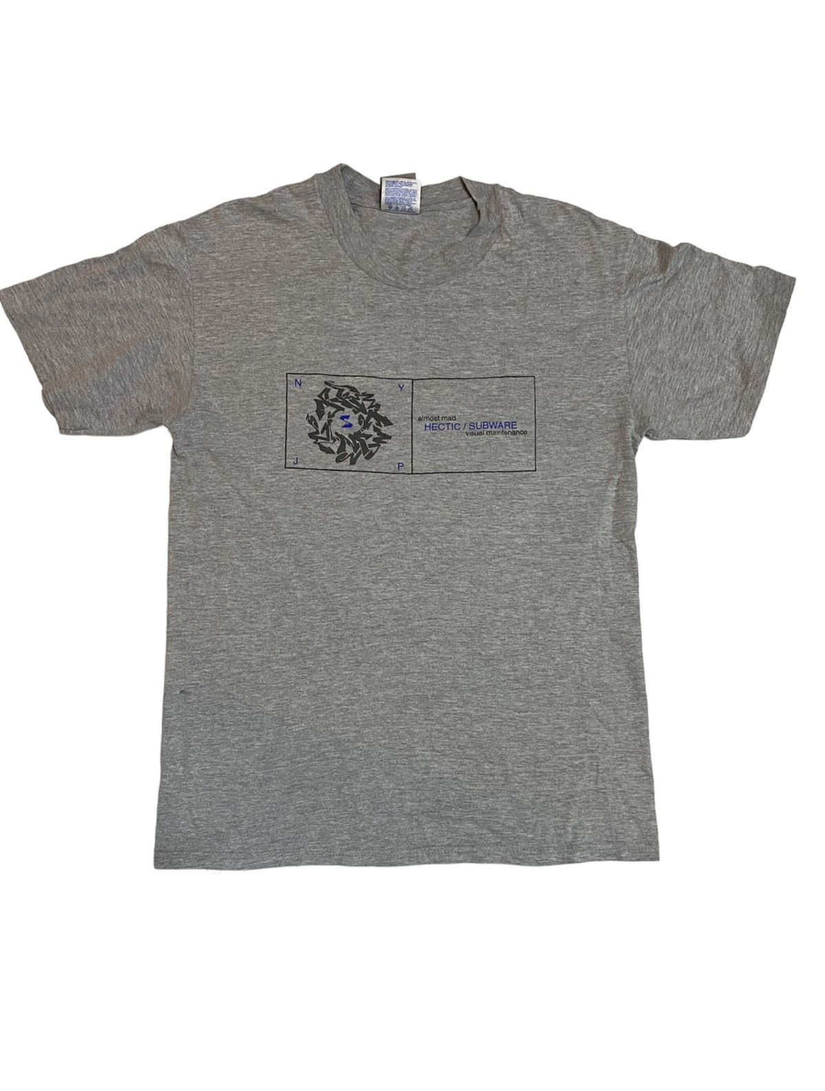 image of Futura x Masterpiece 1998 Subware X Real Mad Hectic ( Ny Jp) Tee in Grey, Men's (Size Medium)
