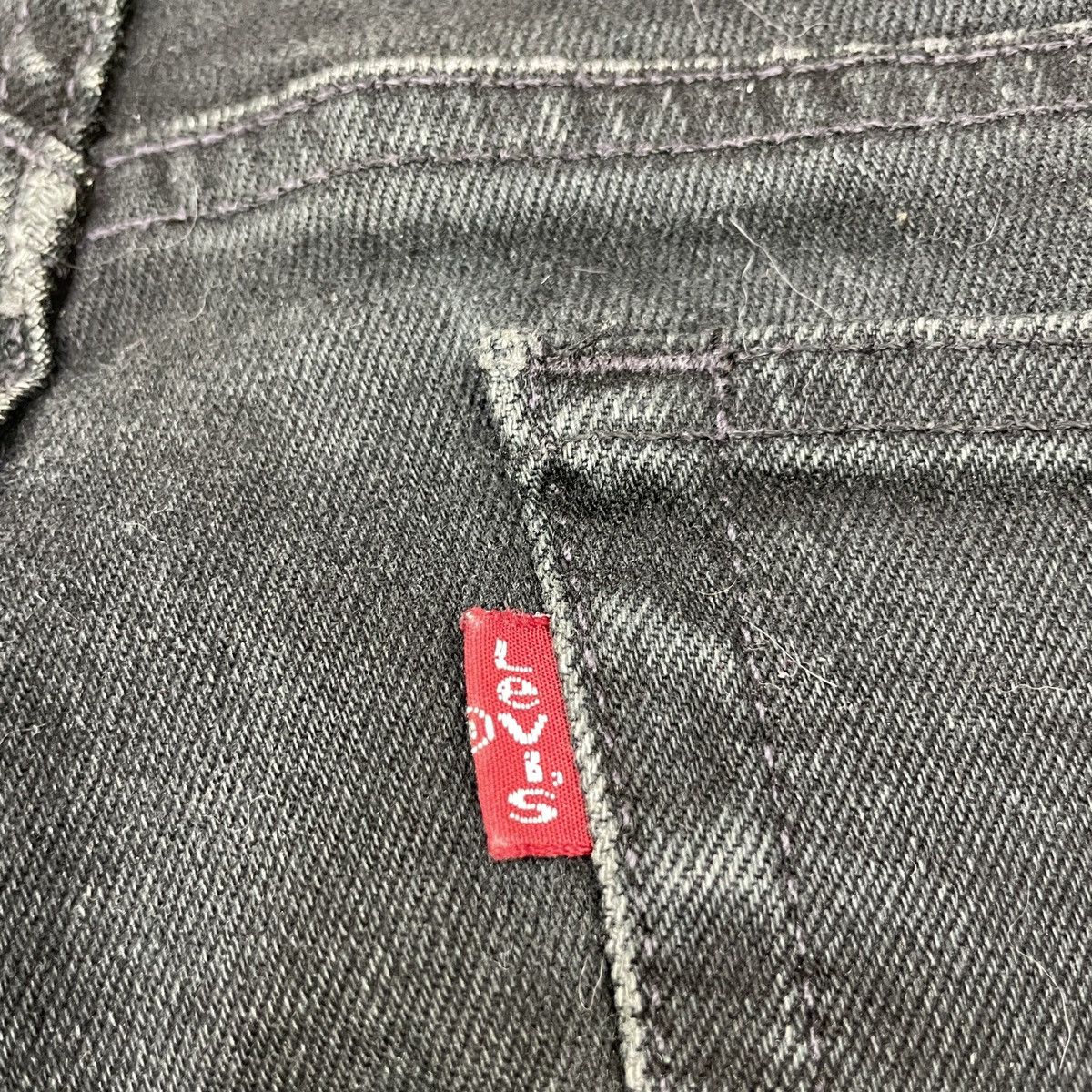 Levi's × Vintage Vintage Levi's 550 Super Black faded Jeans -wc 255 Size US 32 / EU 48 - 12 Thumbnail