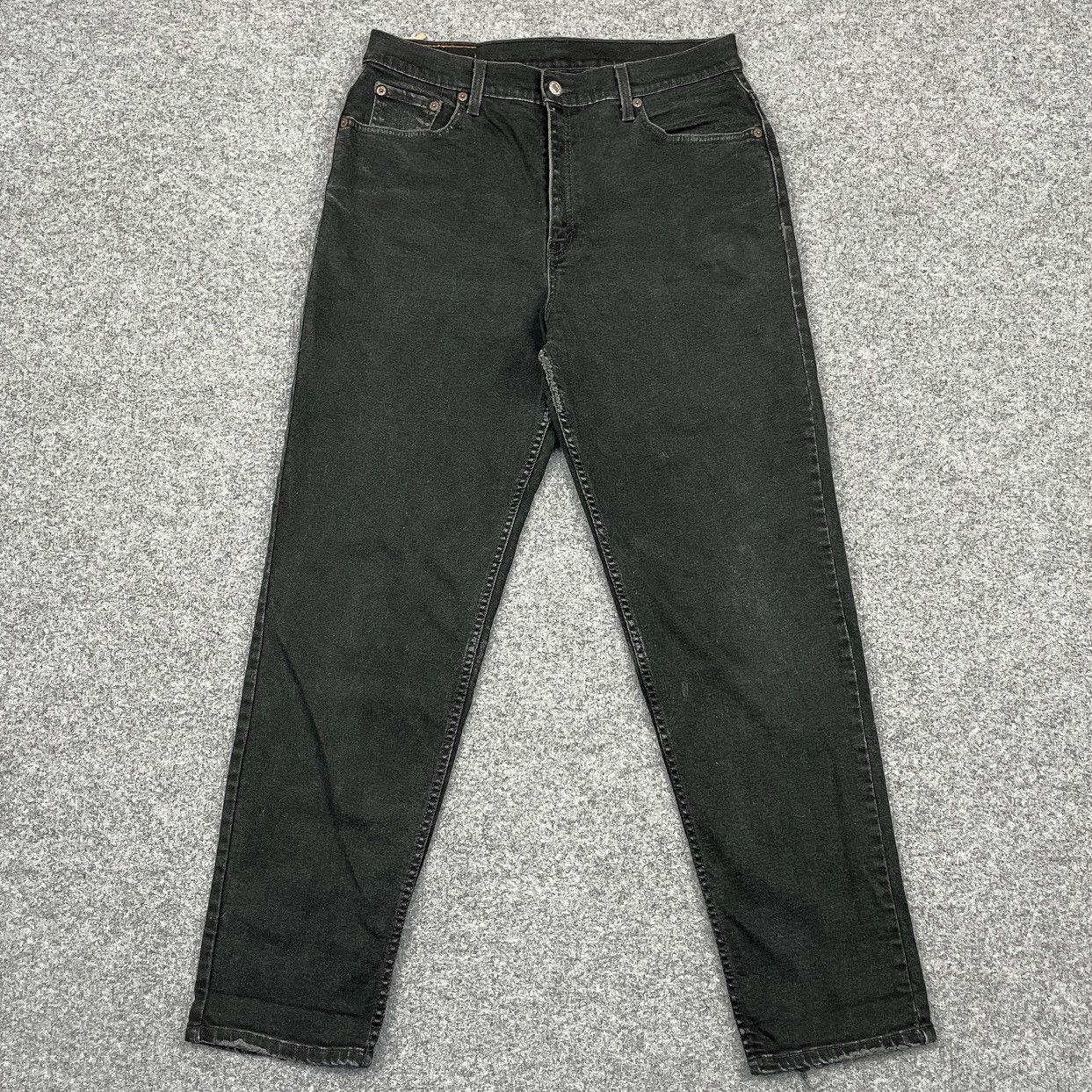 Levi's × Vintage Vintage Levi's 550 Super Black faded Jeans -wc 255 Size US 32 / EU 48 - 1 Thumbnail