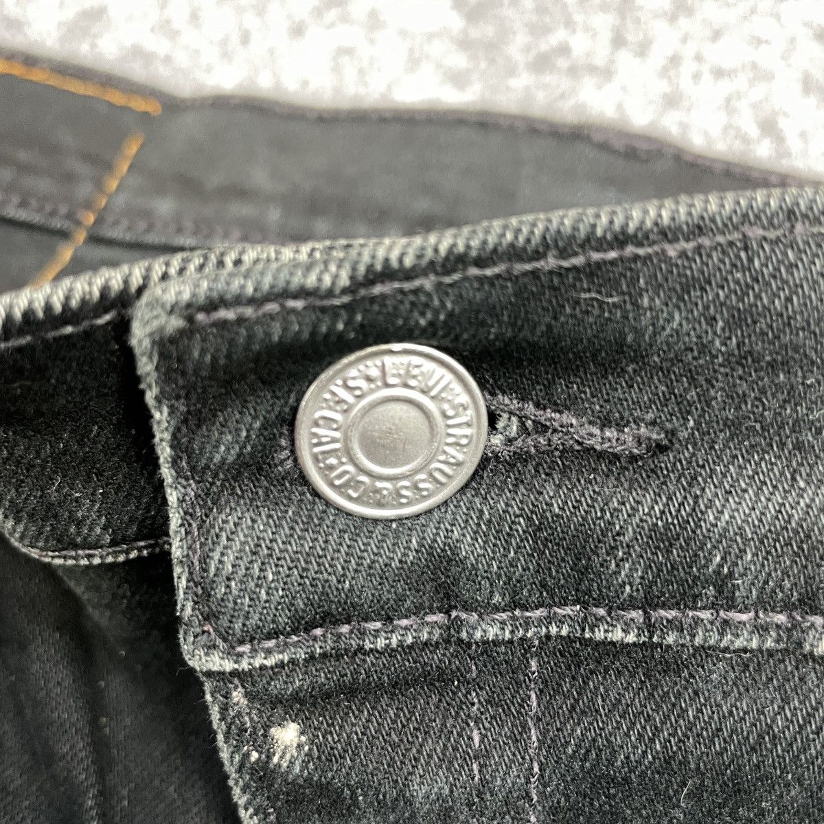 Levi's × Vintage Vintage Levi's 550 Super Black faded Jeans -wc 255 Size US 32 / EU 48 - 7 Thumbnail