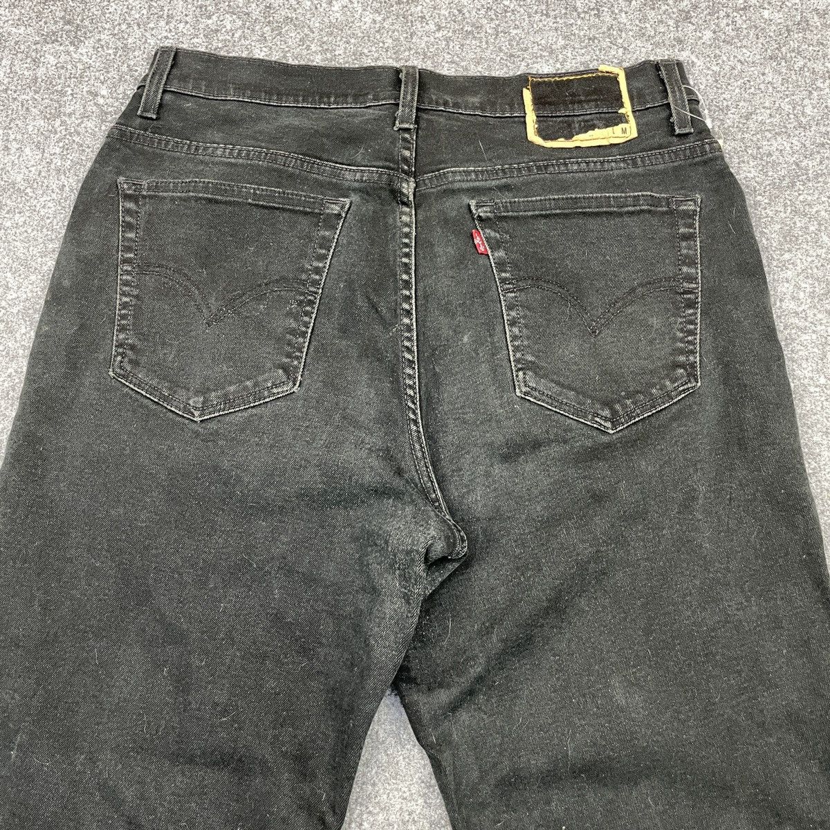 Levi's × Vintage Vintage Levi's 550 Super Black faded Jeans -wc 255 Size US 32 / EU 48 - 11 Thumbnail