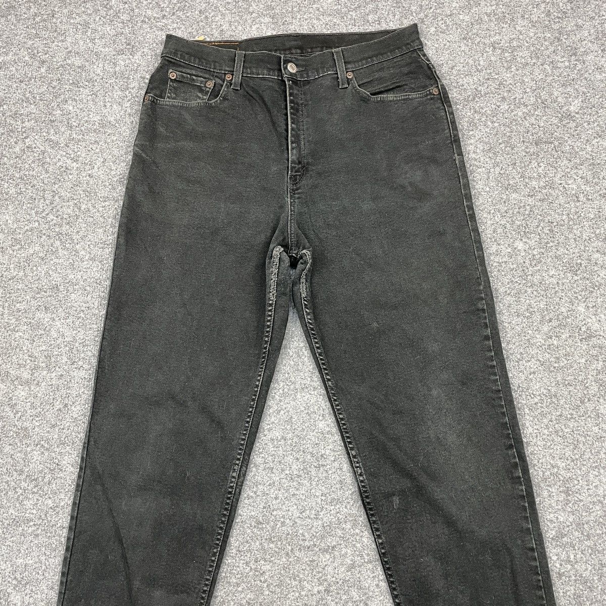 Levi's × Vintage Vintage Levi's 550 Super Black faded Jeans -wc 255 Size US 32 / EU 48 - 3 Thumbnail