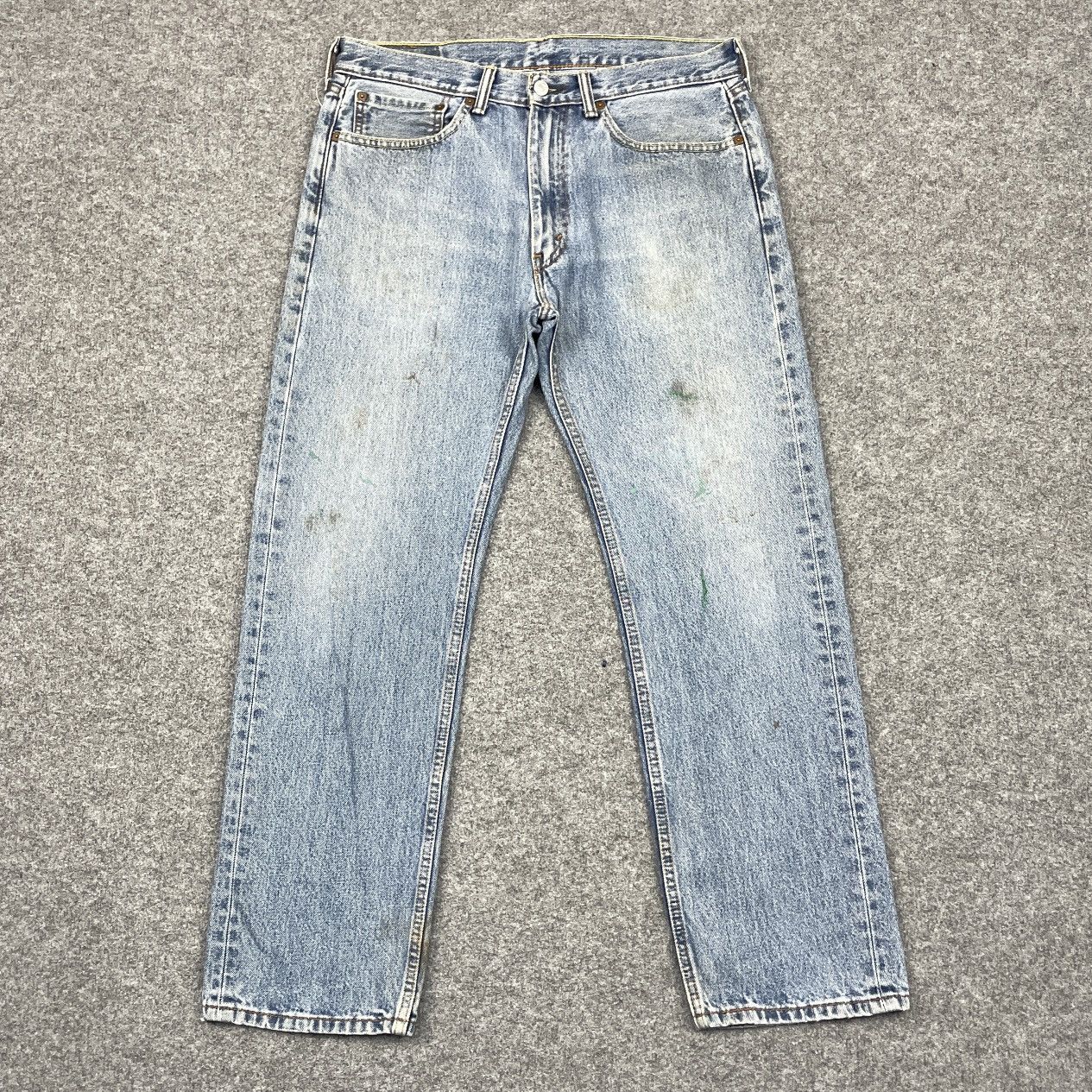 Levi's × Vintage Vintage Levi's 505 Distressed Faded Jeans -wc 256 Size US 35 - 1 Thumbnail