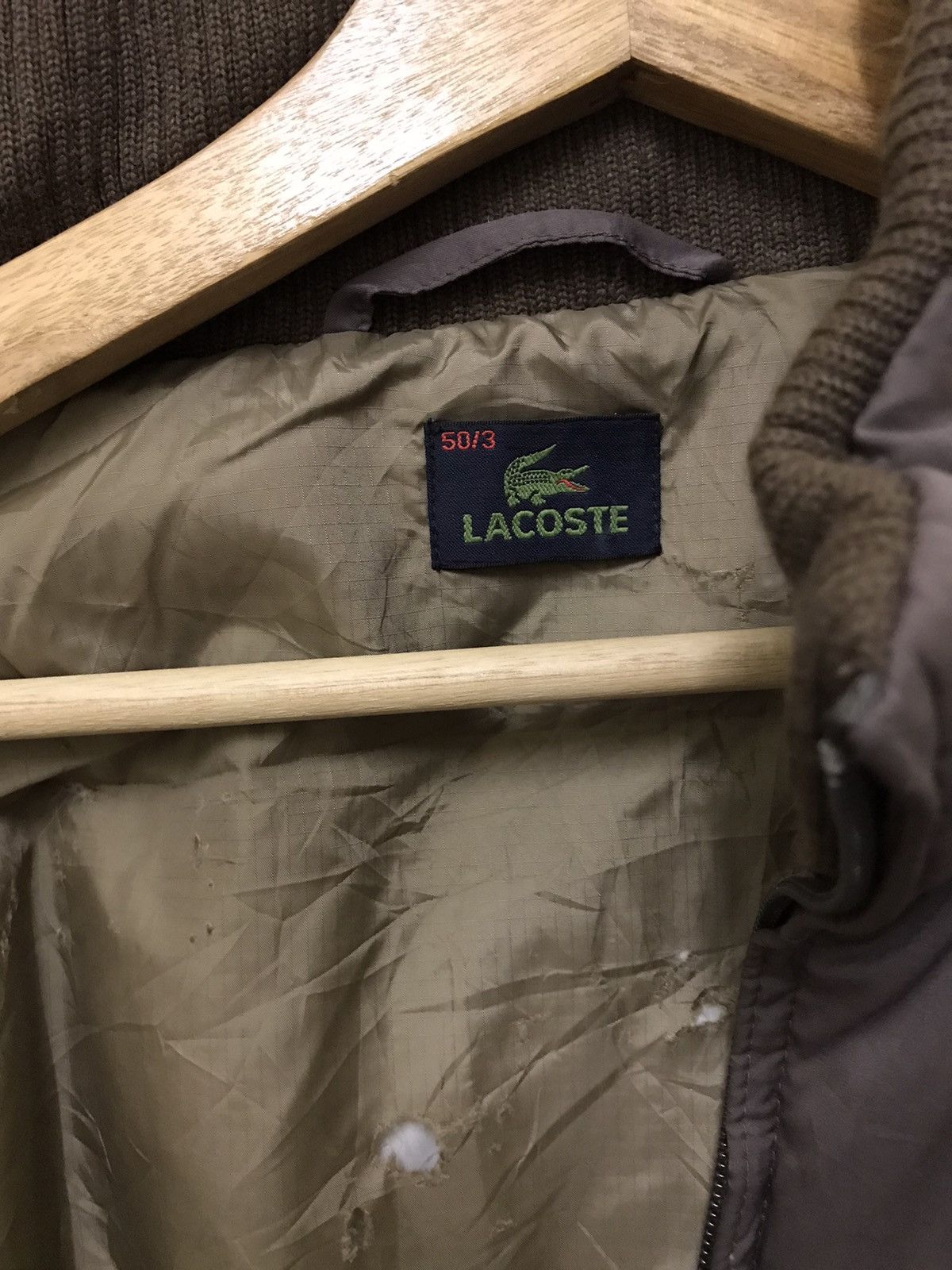 Lacoste × Vintage Vintage Lacoste Goose Puffer Jacket Size US M / EU 48-50 / 2 - 15 Thumbnail