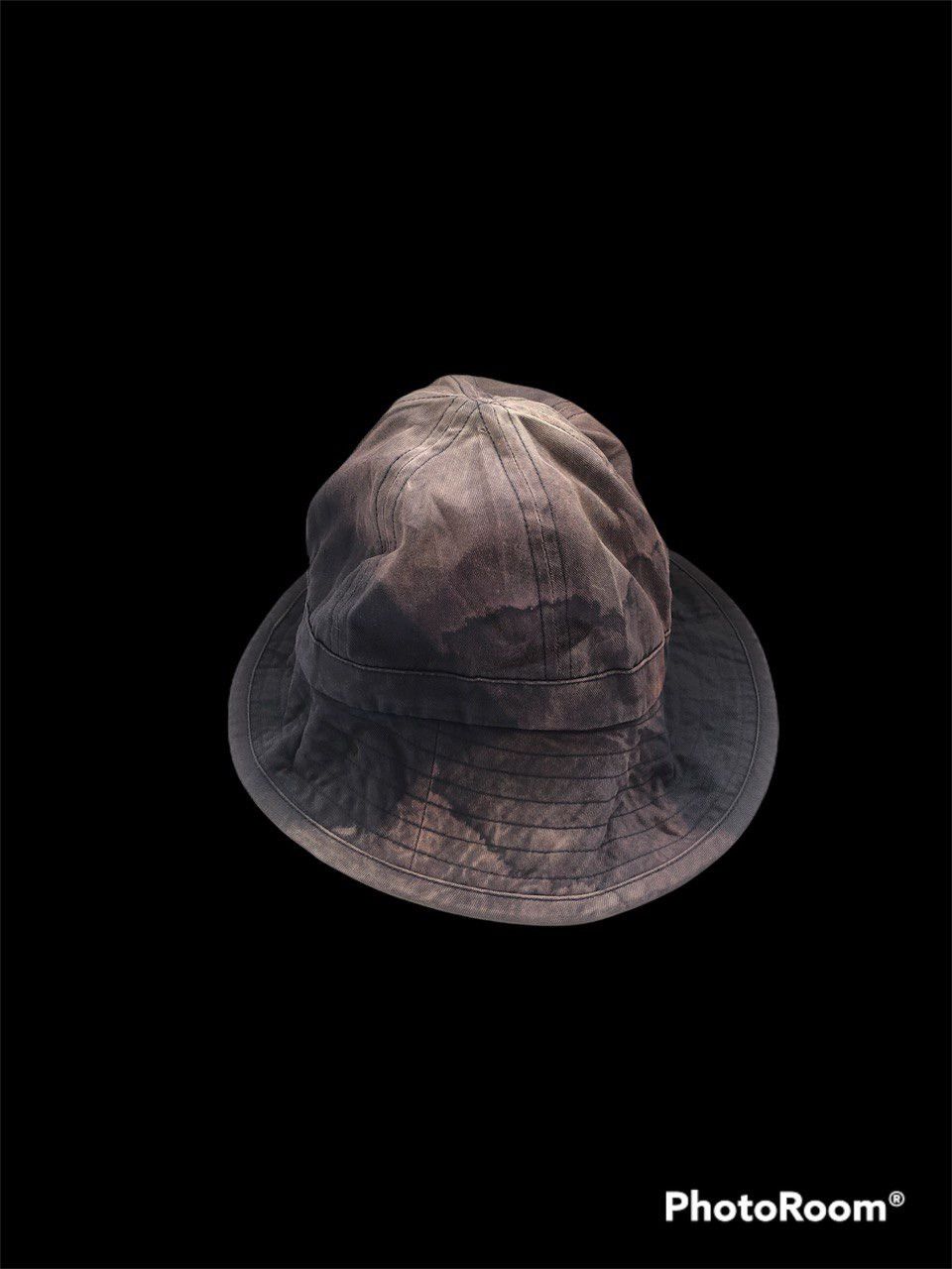 image of MCM Bleach Bucket Hat in Black Blue, Men's
