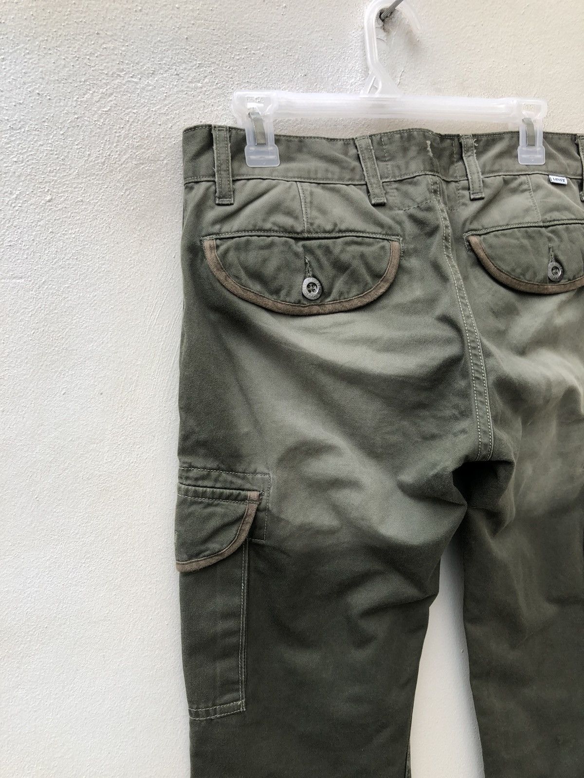 Levi's Levi's Distressed Military Style Cargo Trouser Pant Size US 30 / EU 46 - 11 Thumbnail