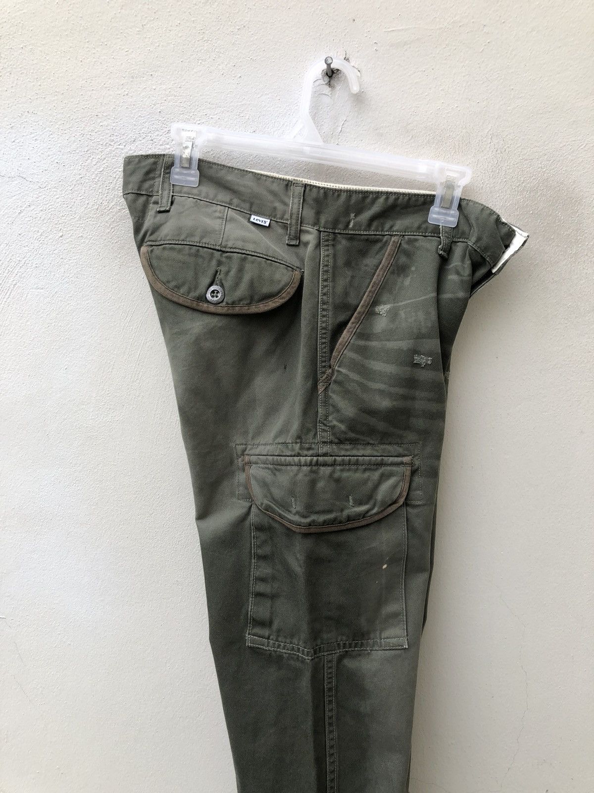 Levi's Levi's Distressed Military Style Cargo Trouser Pant Size US 30 / EU 46 - 18 Thumbnail