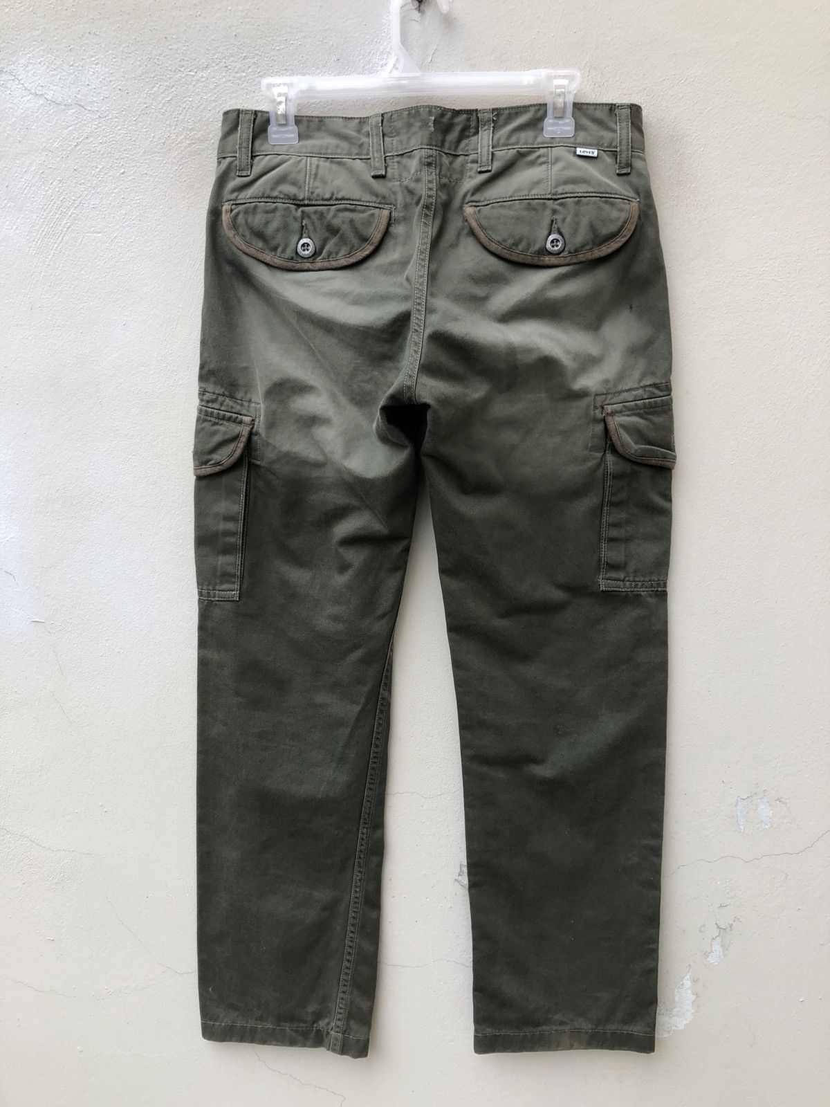 Levi's Levi's Distressed Military Style Cargo Trouser Pant Size US 30 / EU 46 - 10 Thumbnail