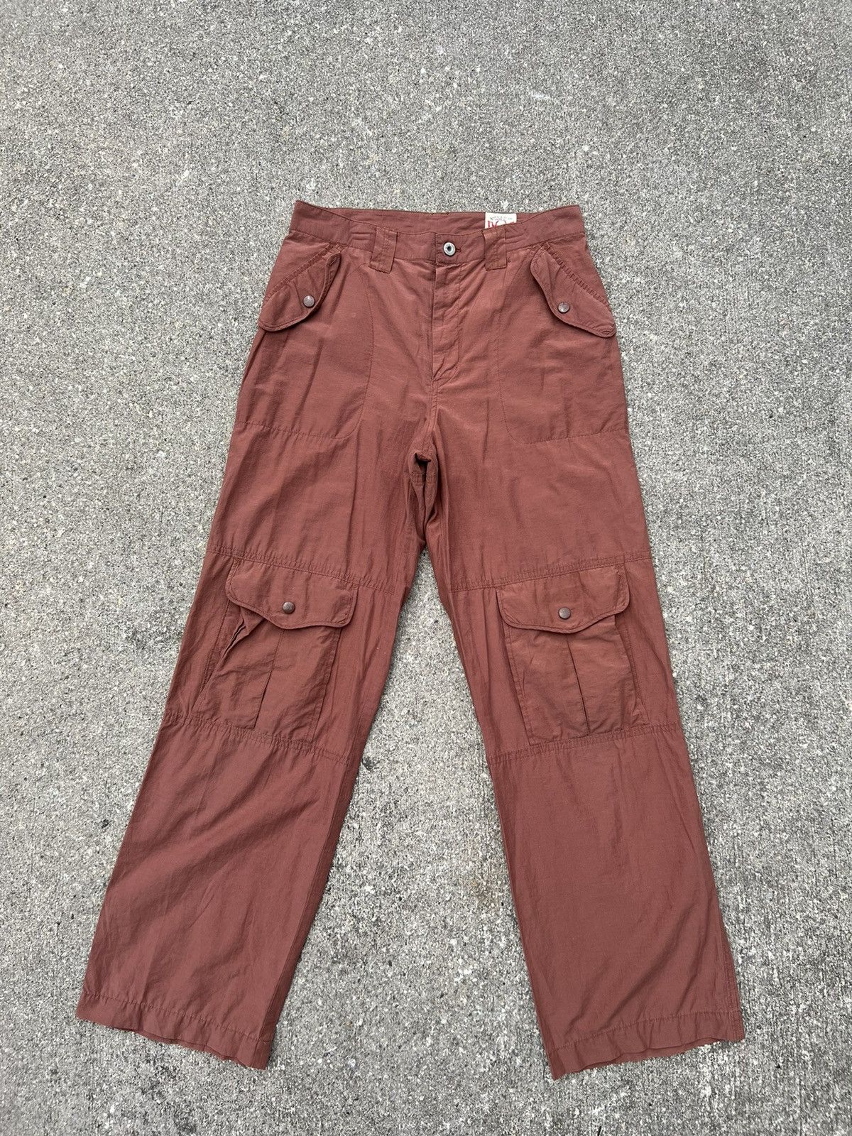 Nicole Club Vintage NICOLE CLUB Japan Workers Nylon Cargo Trouser Pant Size US 31 - 1 Thumbnail