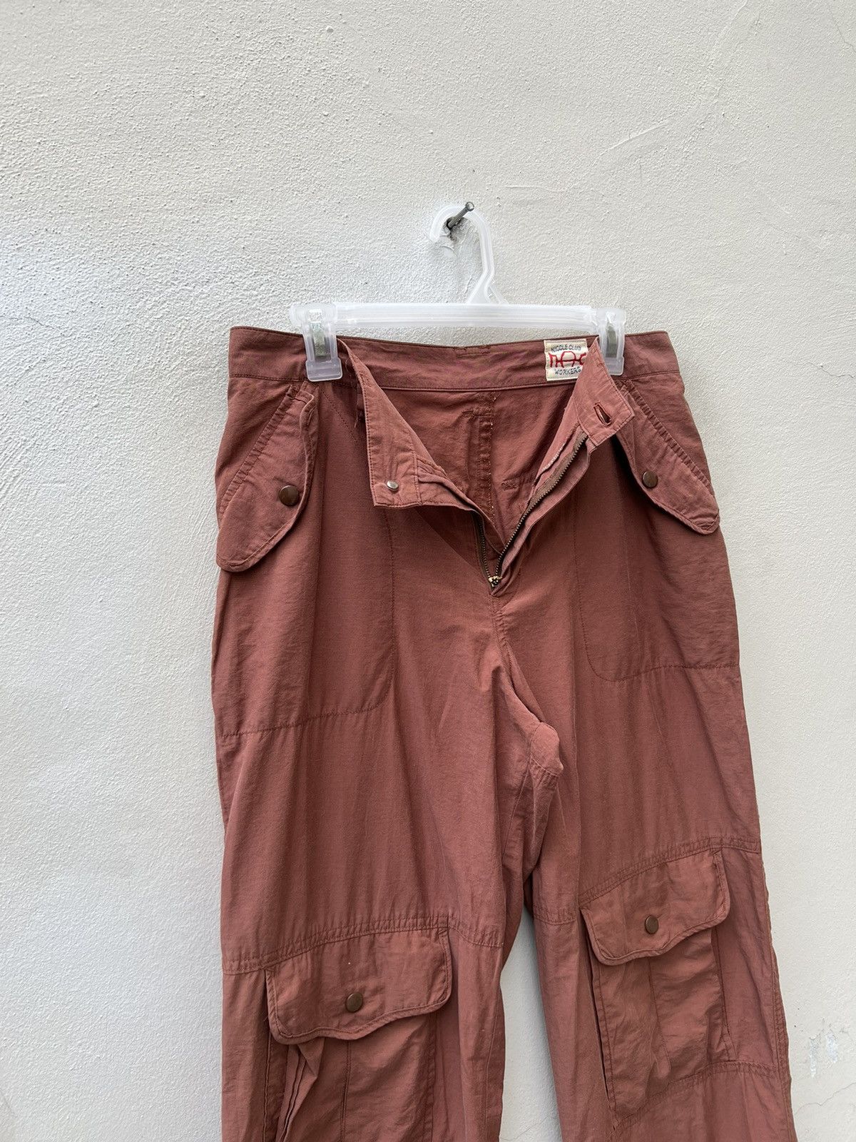 Nicole Club Vintage NICOLE CLUB Japan Workers Nylon Cargo Trouser Pant Size US 31 - 4 Thumbnail
