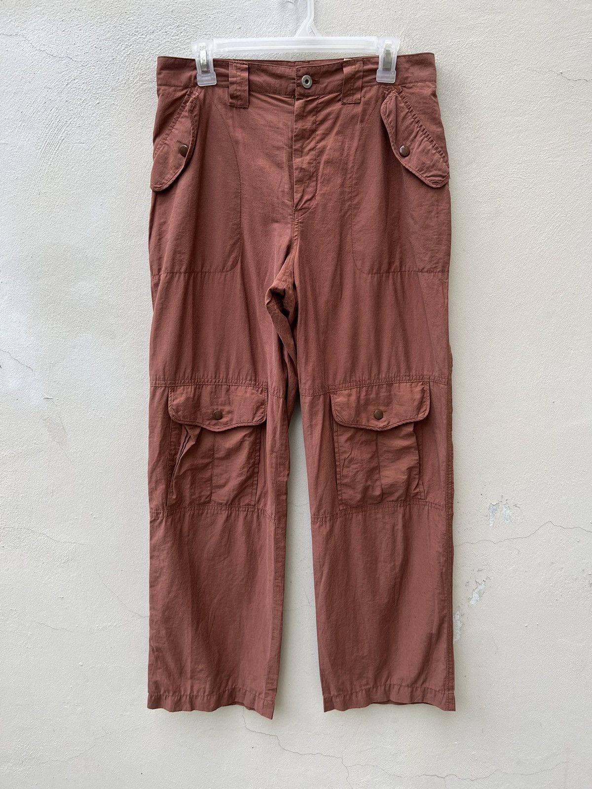 Nicole Club Vintage NICOLE CLUB Japan Workers Nylon Cargo Trouser Pant Size US 31 - 3 Thumbnail
