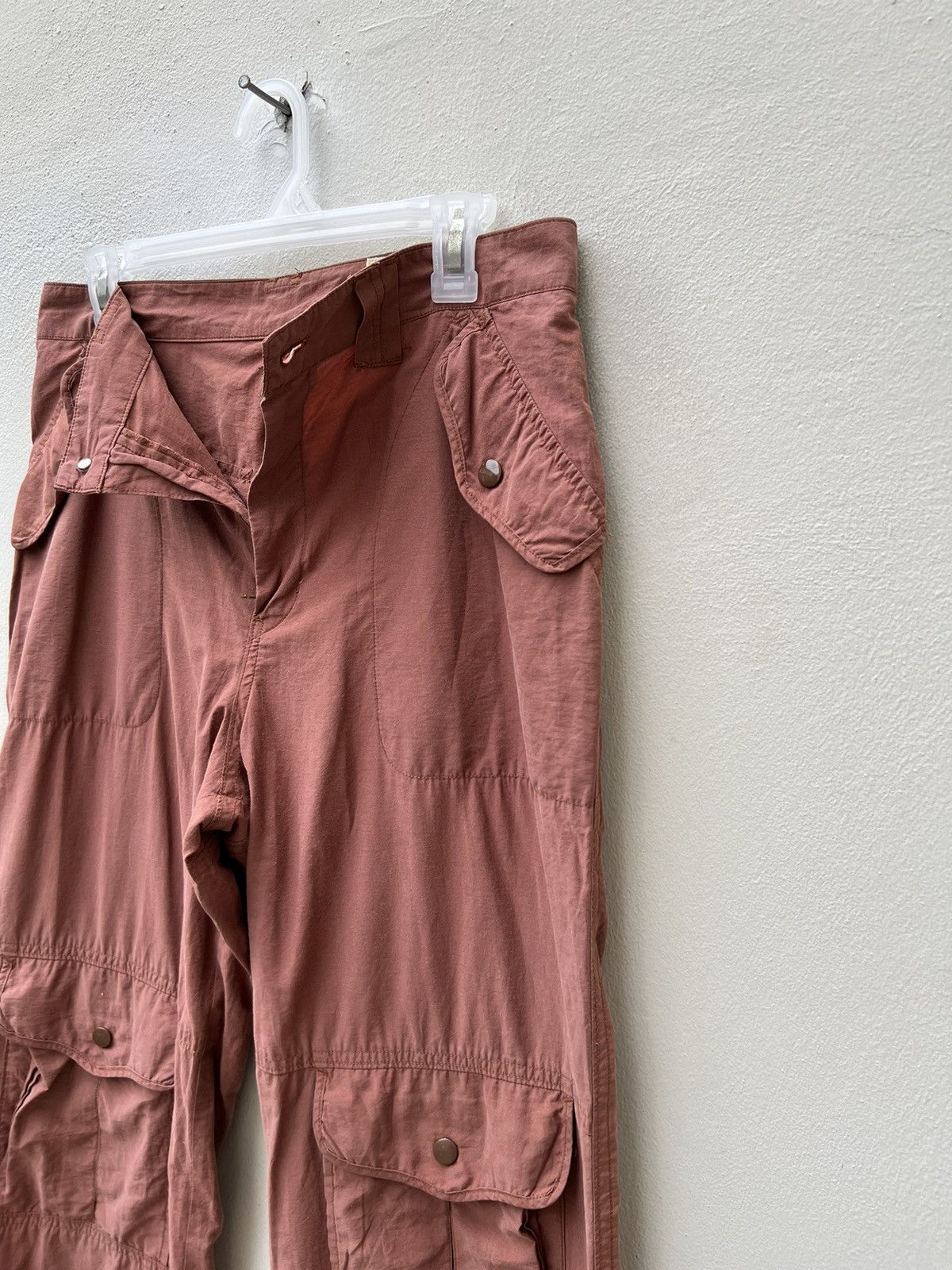 Nicole Club Vintage NICOLE CLUB Japan Workers Nylon Cargo Trouser Pant Size US 31 - 6 Thumbnail