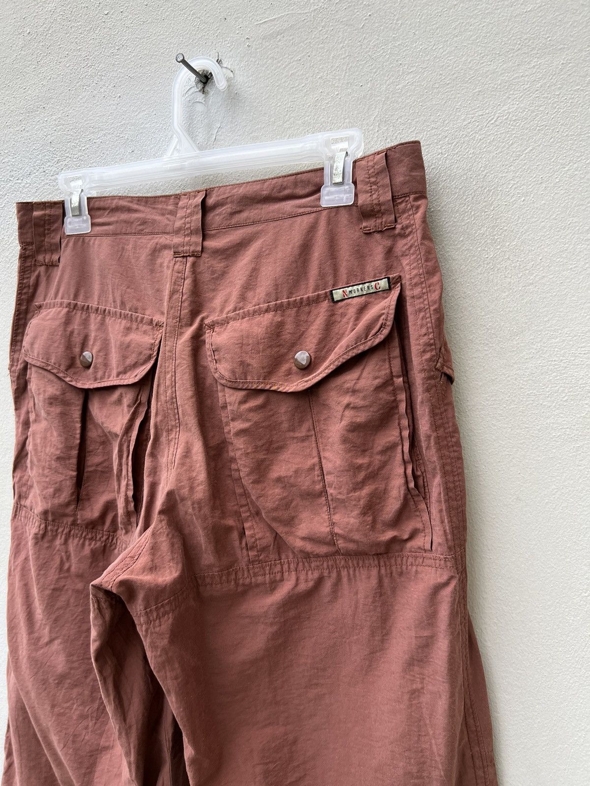 Nicole Club Vintage NICOLE CLUB Japan Workers Nylon Cargo Trouser Pant Size US 31 - 12 Thumbnail