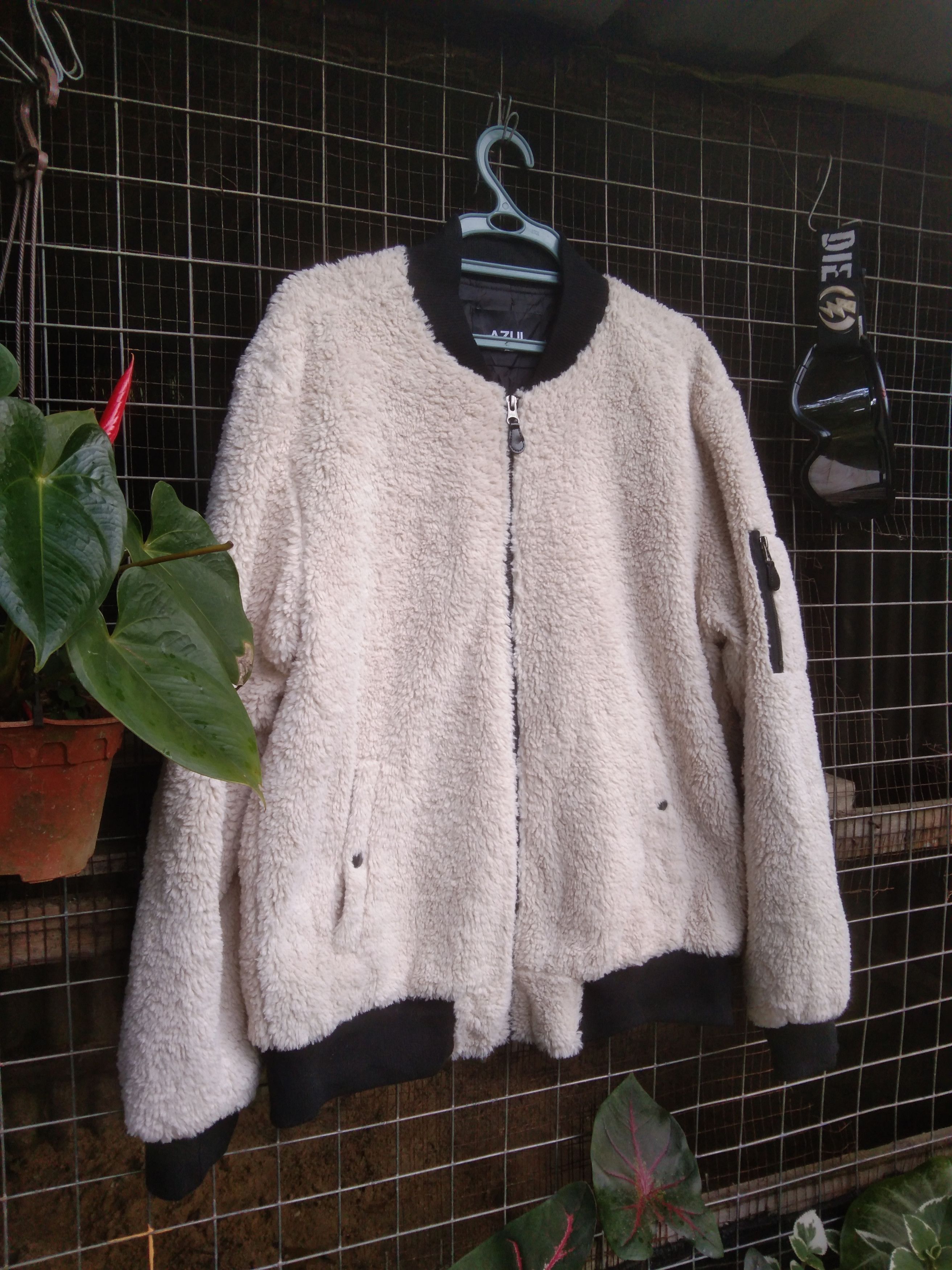 image of Moussy x Outdoor Life Fall Winter Fleece Sherpa Jacket, Men's (Size Large)