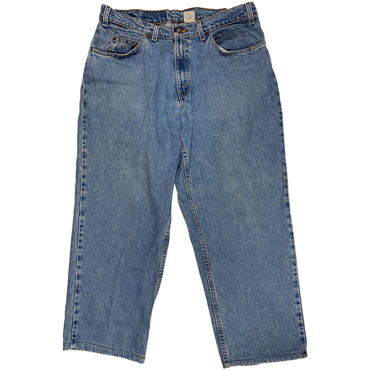 Levi's 1995 Levi's orange tab light wash Husky cropped jeans 33x25 Size US 33 - 1 Thumbnail