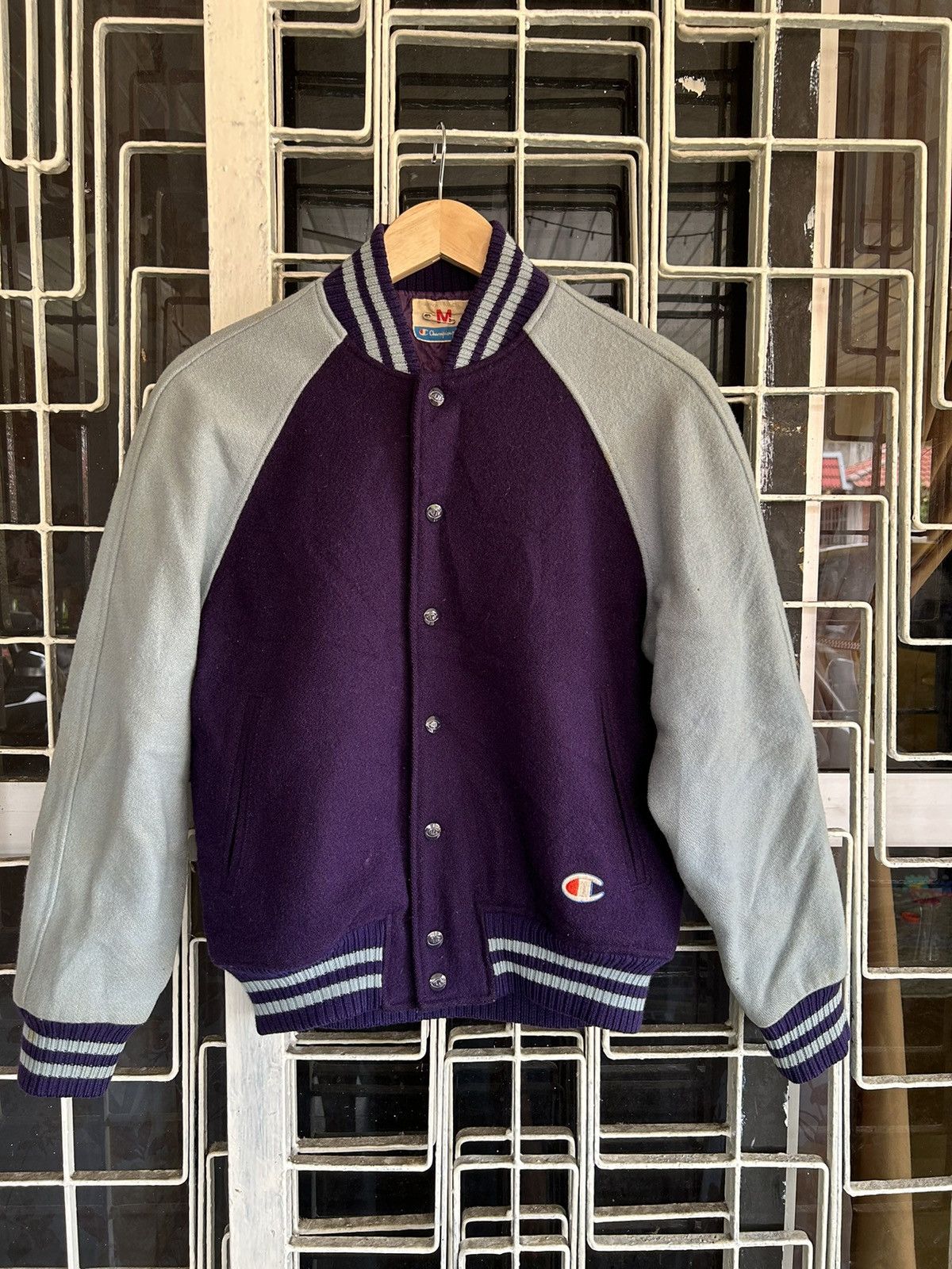 VINTAGE CHAMPIONPRODUCT VARSITY JACKET 🔥🔥