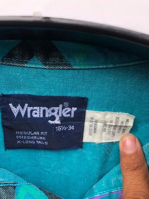 Cowboy Equipment Vintage Wrangler Navajo Desingn Trucker Jacket Size US S / EU 44-46 / 1 - 4 Thumbnail